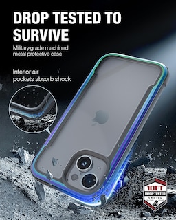 Foto 3 | Funda Raptic Shield Para Iphone 15 De 6.1 Pulgadas A Prueba De Golpes, Transparente - Venta Internacional.