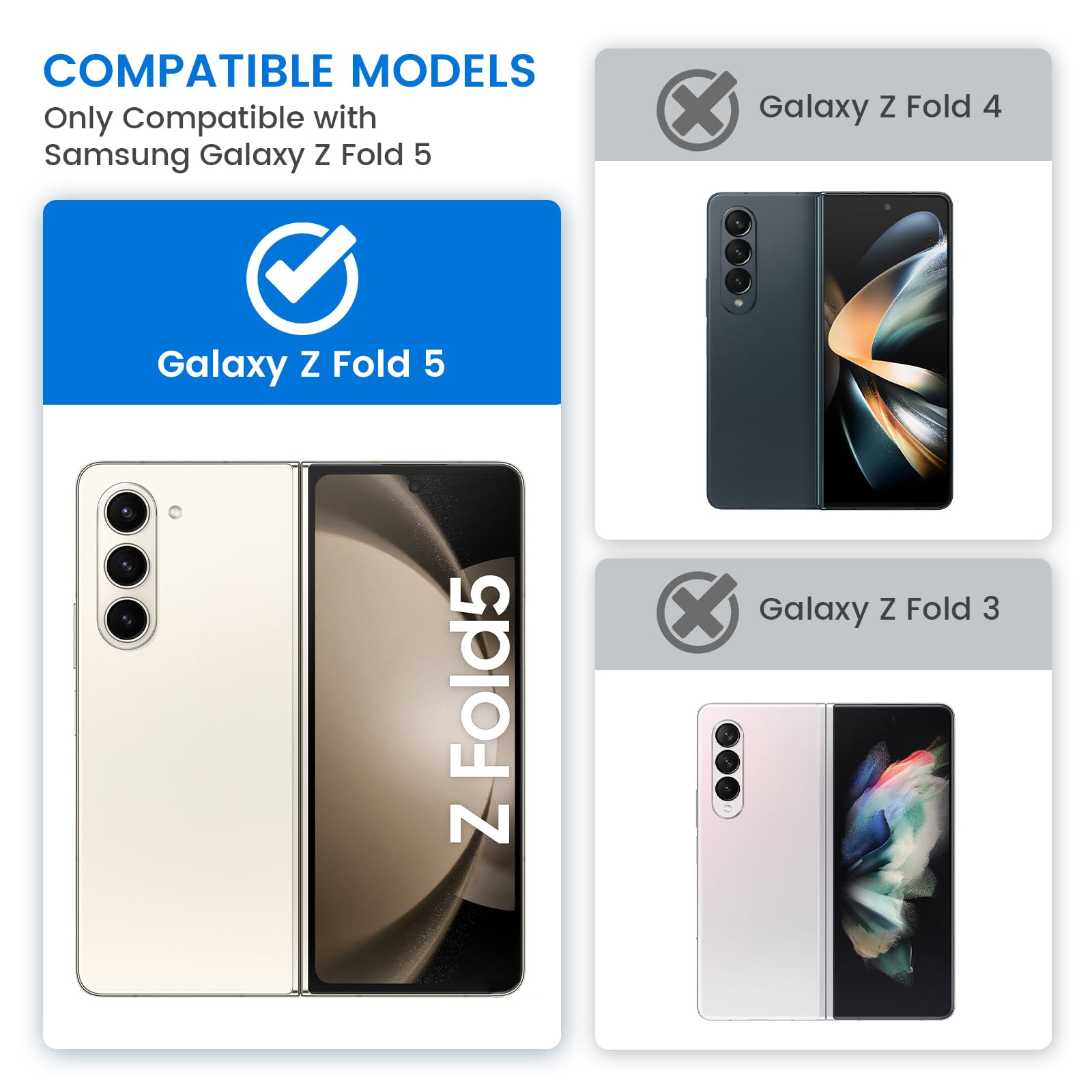Foto 3 pulgar | Funda Vego Para Samsung Galaxy Z Fold 5 Con Soporte Para Bolígrafos, Color Verde - Venta Internacional.