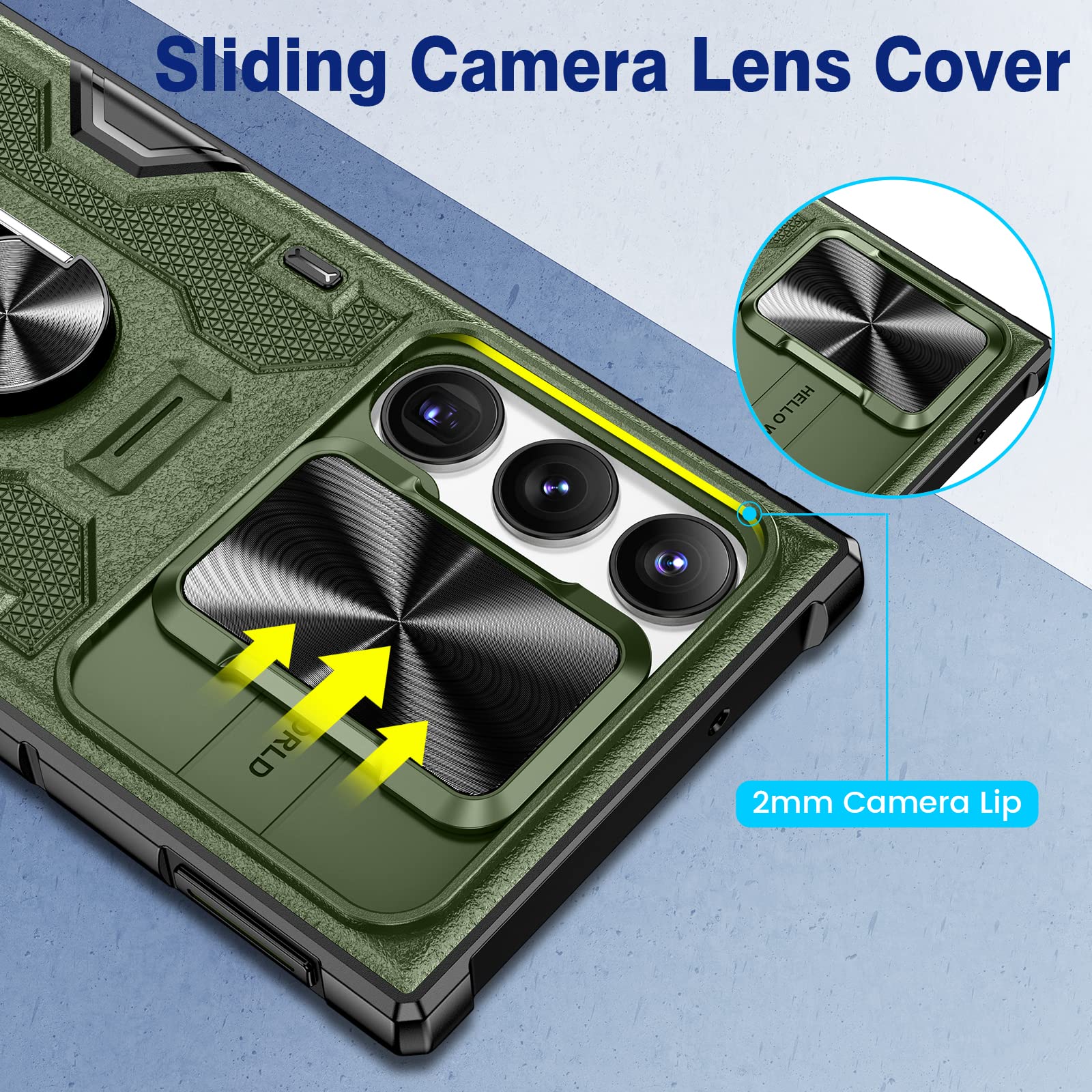 Foto 4 pulgar | Funda Vego Para Samsung Galaxy S23 Ultra Con Clip Para Cinturón - Venta Internacional.