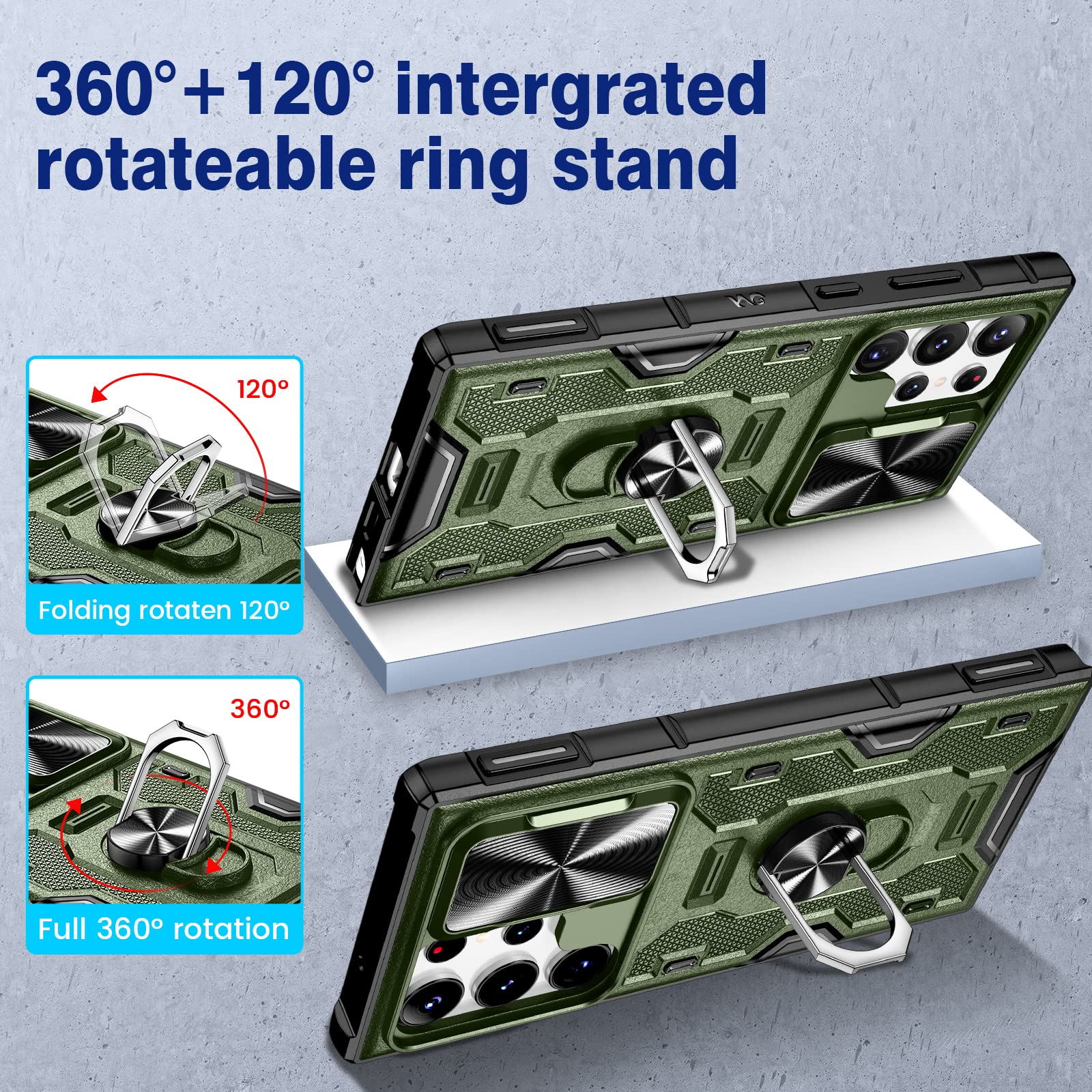 Foto 4 | Funda Vego Para Samsung Galaxy S23 Ultra Con Clip Para Cinturón - Venta Internacional.