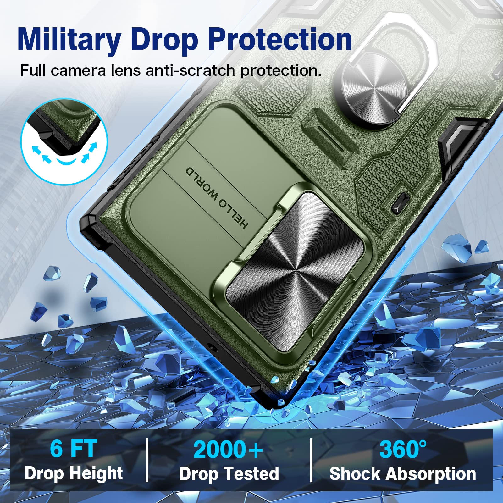Foto 5 | Funda Vego Para Samsung Galaxy S23 Ultra Con Clip Para Cinturón - Venta Internacional.