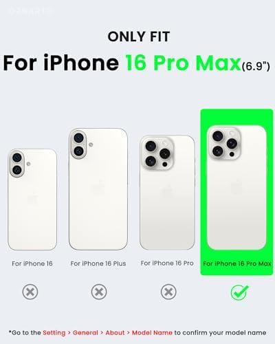 Foto 3 pulgar | Funda De Teléfono Ornarto Vortuxe Para Iphone 16 Pro Max Silicone Sky - Venta Internacional.