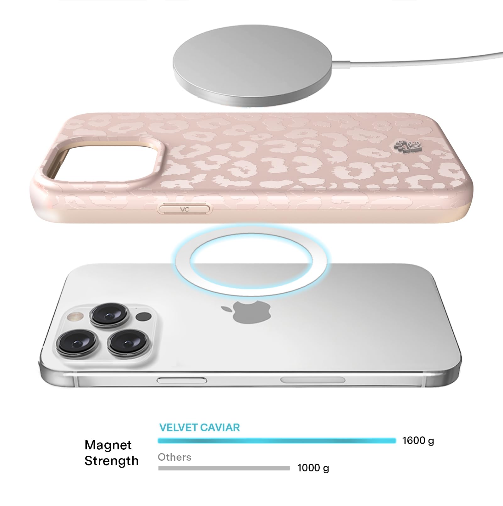 Foto 4 pulgar | Funda De Teléfono Velvet Caviar Magsafe Compatible Con Iphone 15 Pro - Venta Internacional.