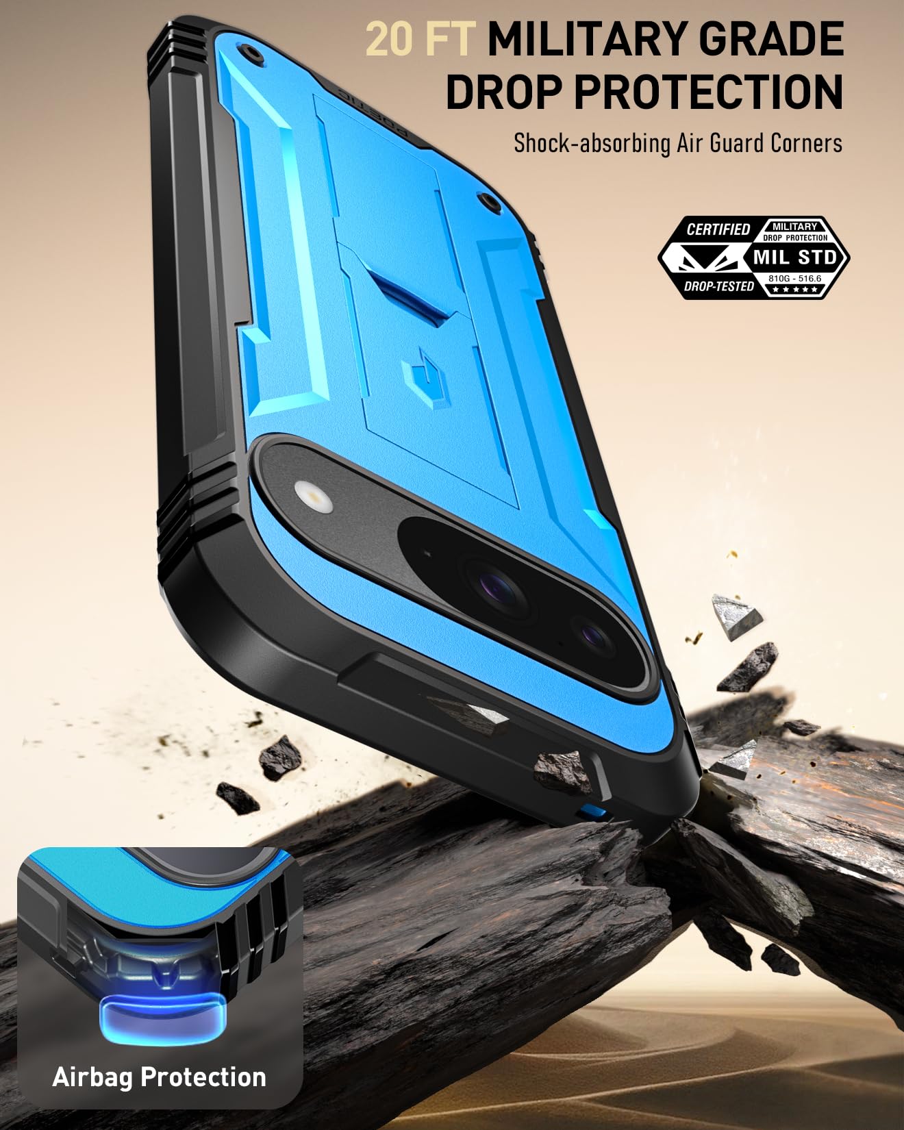 Foto 7 pulgar | Funda Poetic Revolution Para Google Pixel 9/9 Pro 5g 6.3 - Venta Internacional.
