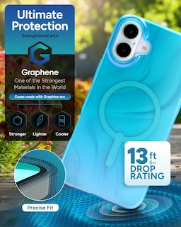 Foto 4 | Funda De Teléfono Zagg Milan Snap Para Iphone 16 Plus Que Cambia De Color - Venta Internacional.