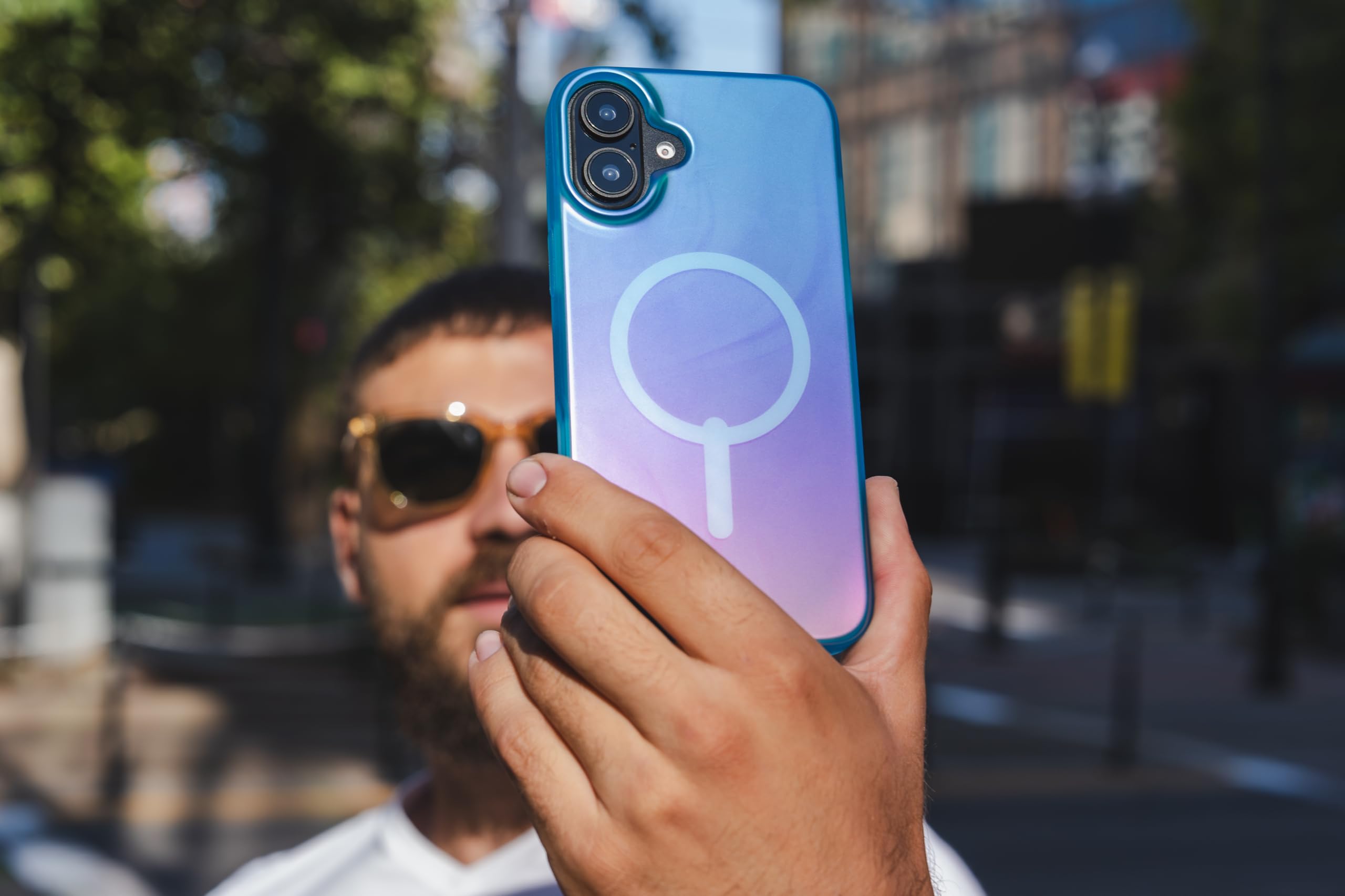 Foto 8 pulgar | Funda De Teléfono Zagg Milan Snap Para Iphone 16 Plus Que Cambia De Color - Venta Internacional.