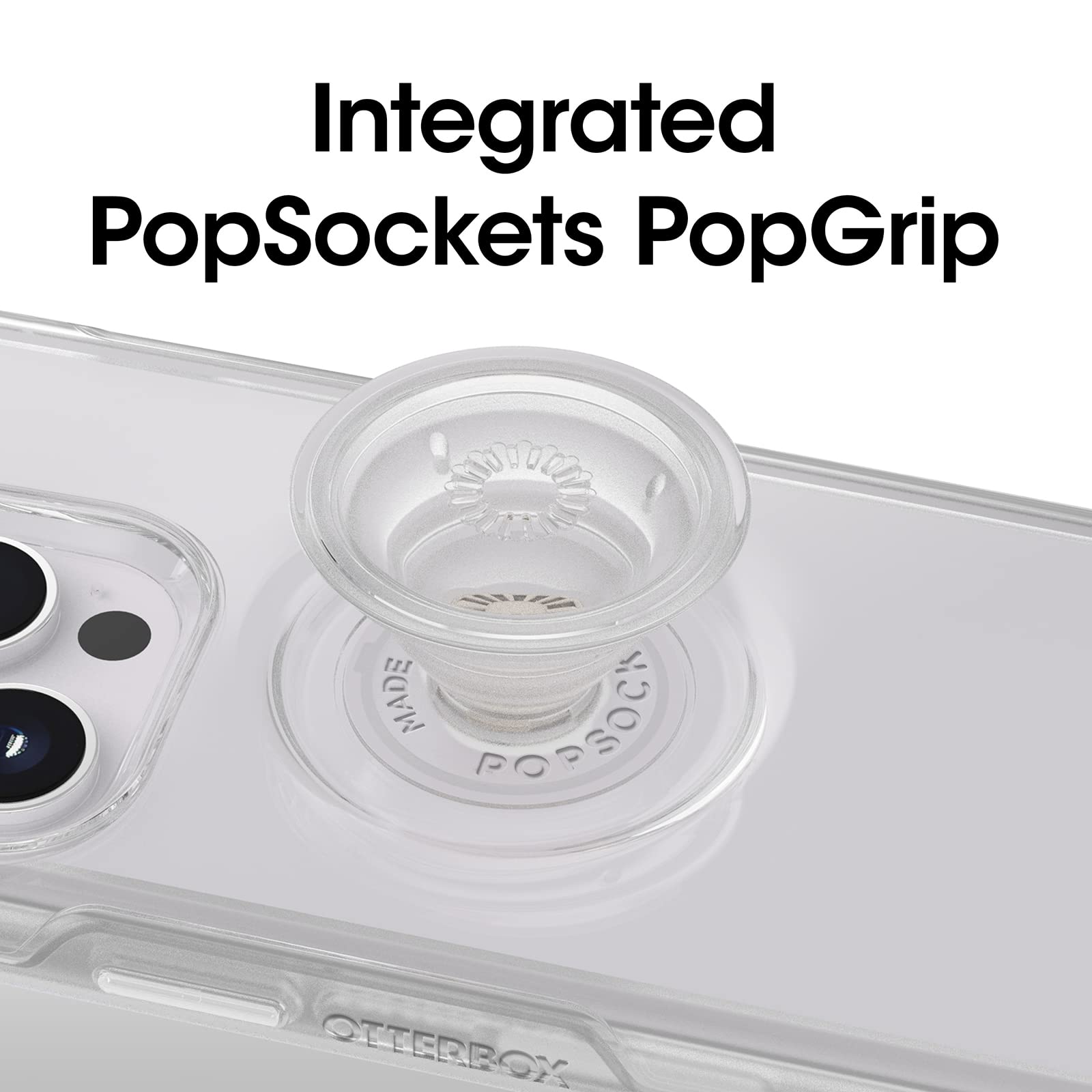 Foto 4 pulgar | Funda Para Teléfono Otterbox Otter + Pop Symmetry Clear Para Iphone 14 Pro Max - Venta Internacional.