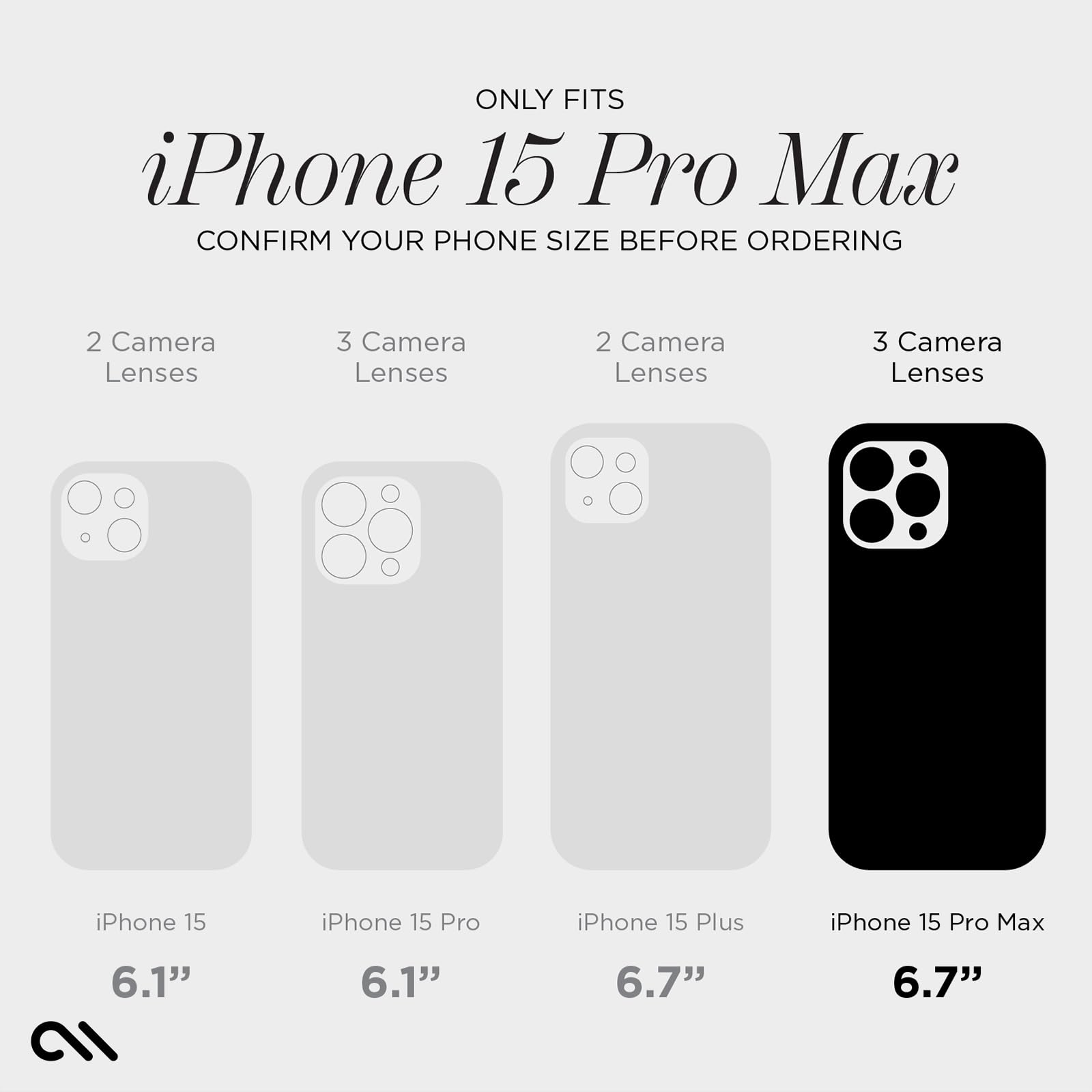 Foto 3 pulgar | Funda Para Teléfono Case-mate Wallet Folio Para Iphone 15 Pro Max, Color Negro - Venta Internacional.