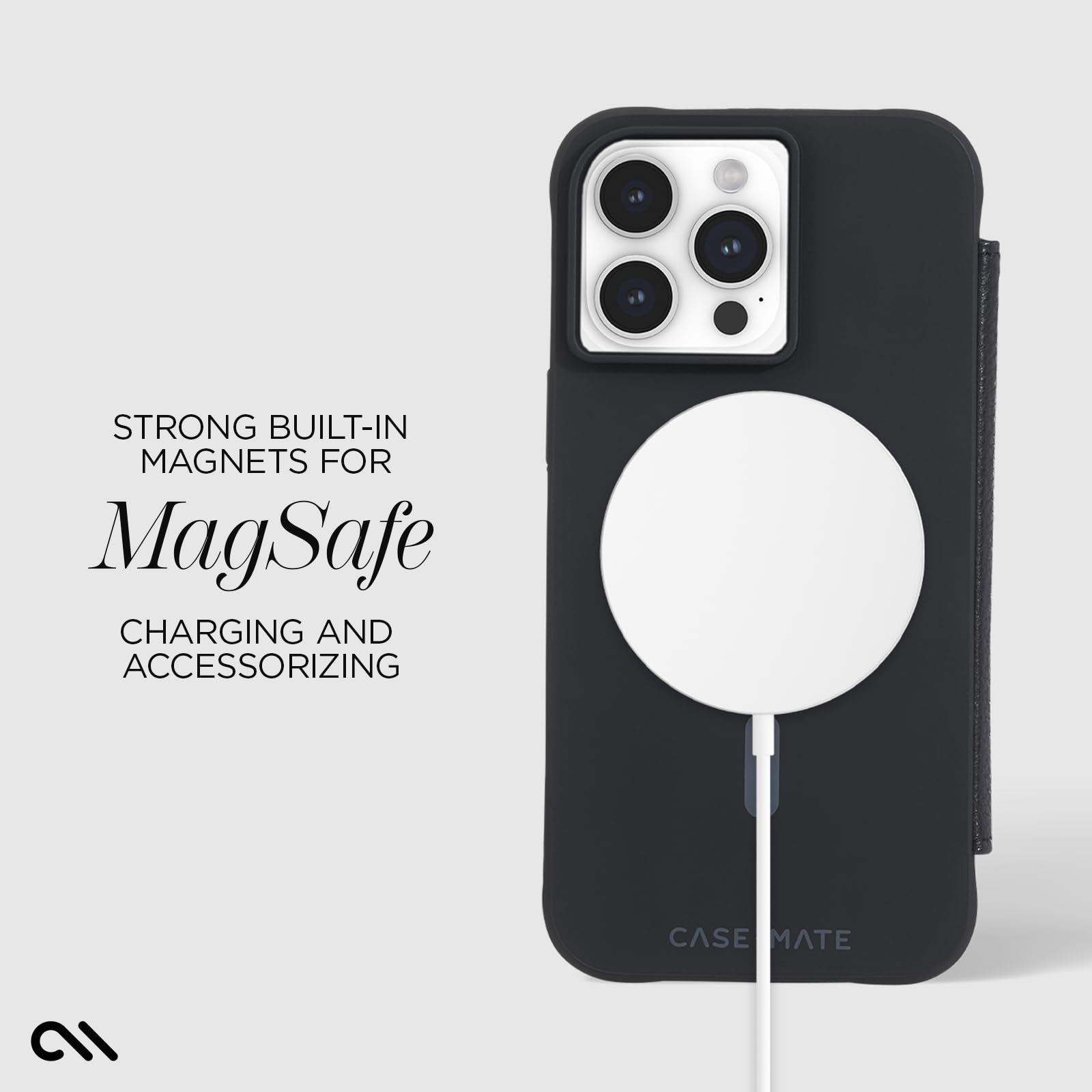 Foto 7 pulgar | Funda Para Teléfono Case-mate Wallet Folio Para Iphone 15 Pro Max, Color Negro - Venta Internacional.