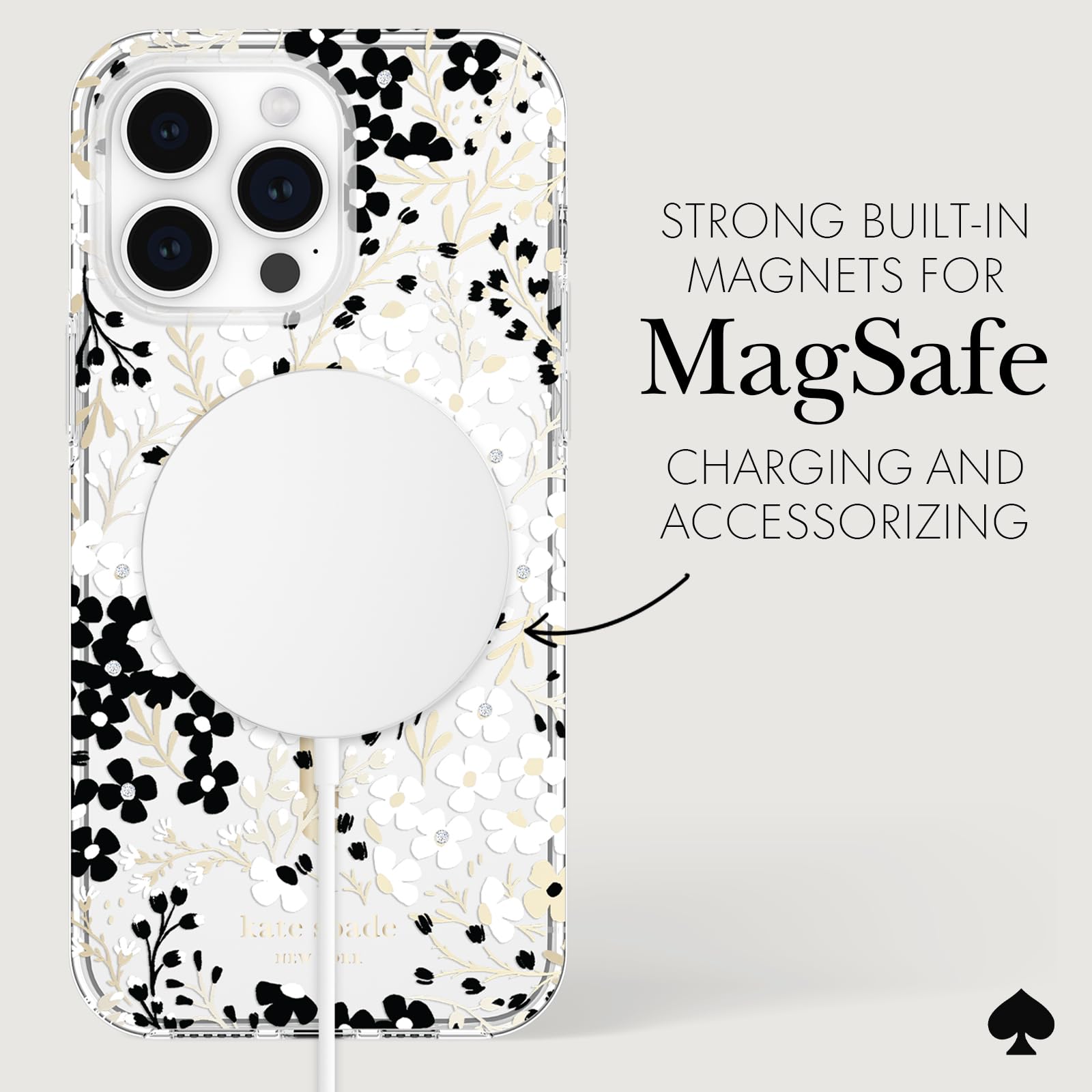 Foto 6 pulgar | Funda De Teléfono Case-mate Kate Spade New York Para Iphone 14 Pro Max - Venta Internacional.