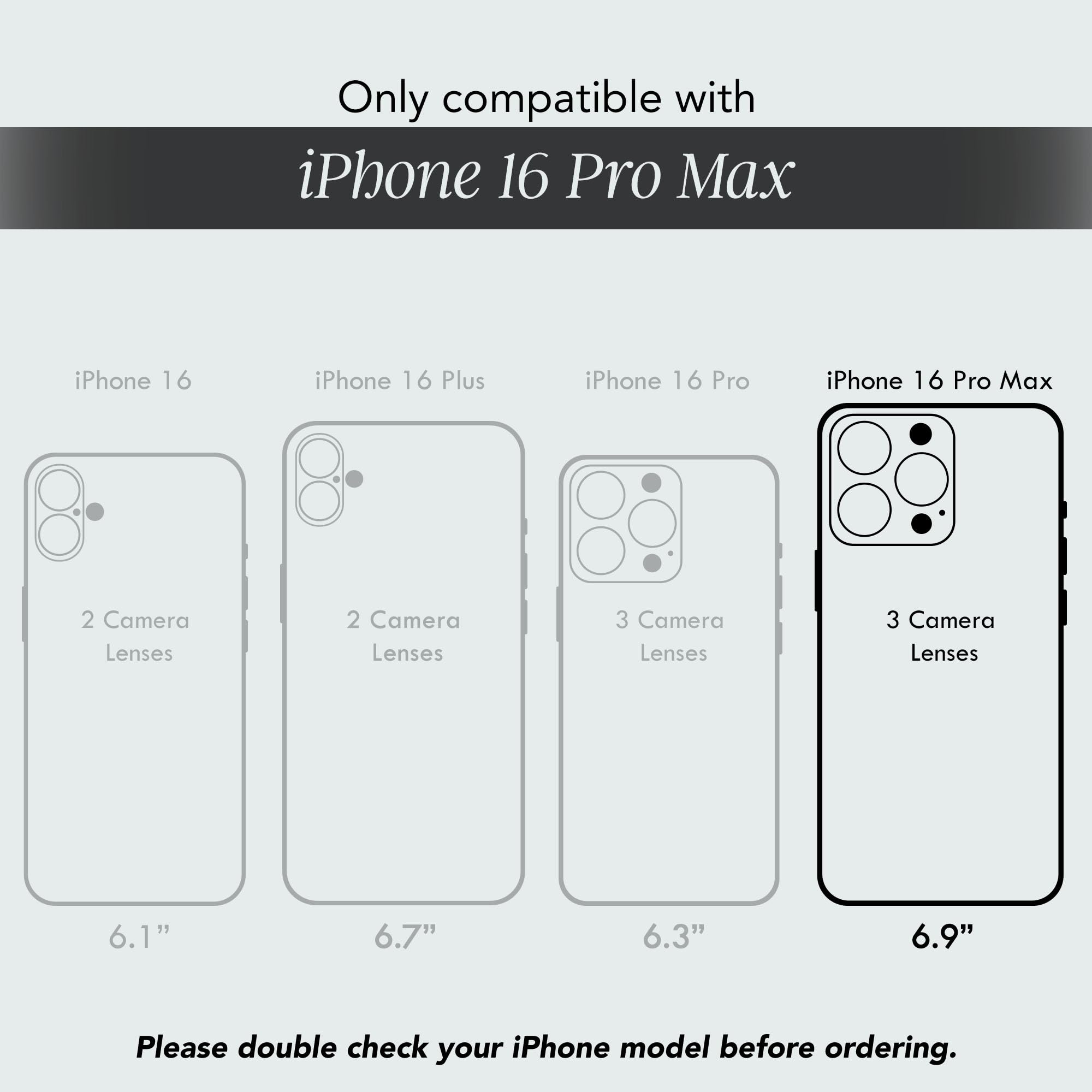 Foto 7 pulgar | Funda Para Teléfono Cocomii Rectangle Compatible Con Iphone 16 Pro Max - Venta Internacional.