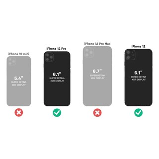 Foto 2 | Funda Otterbox Commuter Series Para Iphone 12/12 Pro, Color Negro - Venta Internacional.