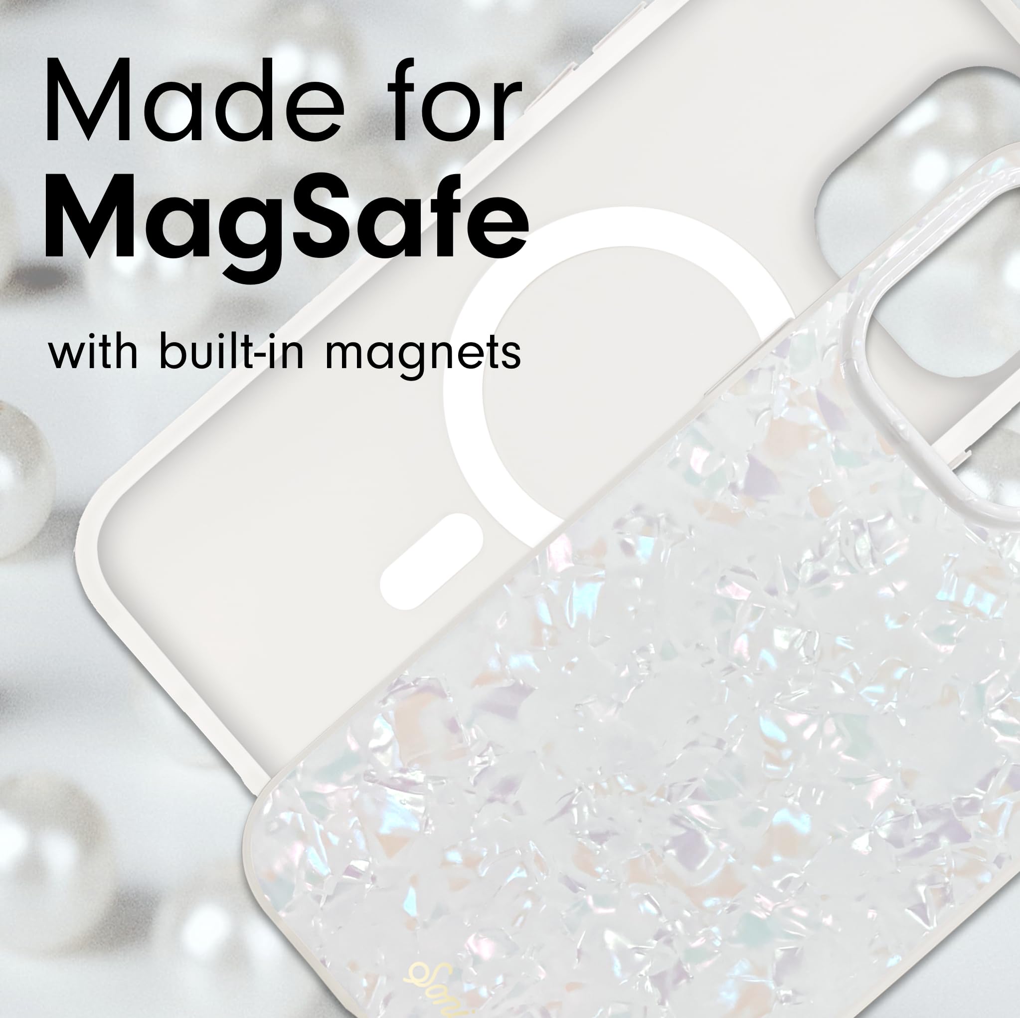 Foto 4 pulgar | Funda De Teléfono Sonix Para Iphone 15 Pro Magsafe 3m Drop Test Pearl - Venta Internacional.