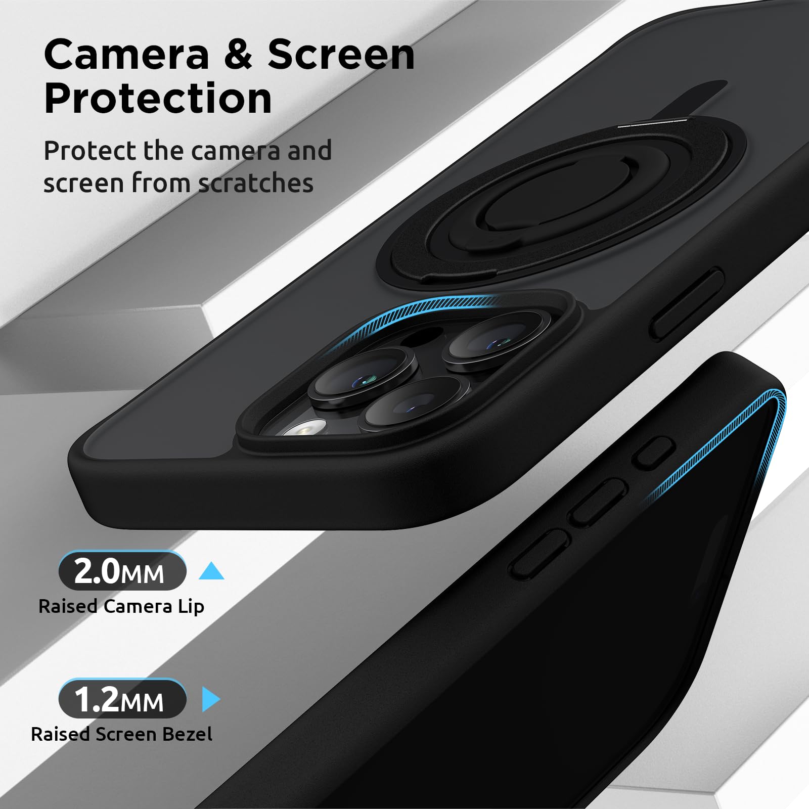 Foto 8 pulgar | Funda Surphy Con Soporte Magnético Para Iphone 16 Pro Max Con Anilla Para El Dedo - Venta Internacional.