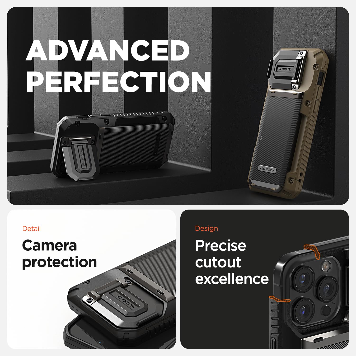 Foto 4 | Funda Para Teléfono Vrs Design Damda Glide Duoguard Para Iphone 16 Pro Max - Venta Internacional.