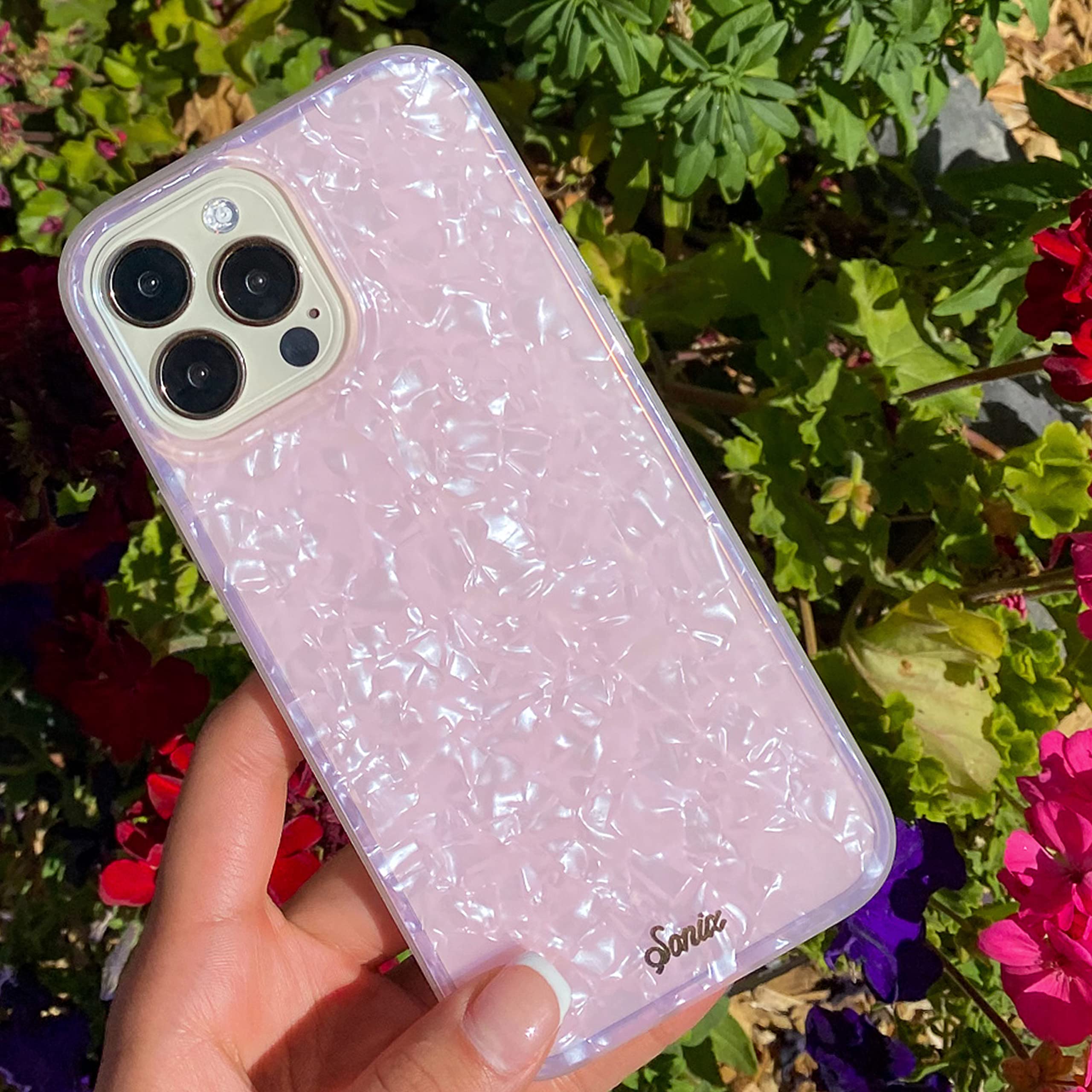 Foto 6 pulgar | Funda De Teléfono Sonix Compatible Con Iphone 14 Pro Marble Pink - Venta Internacional.