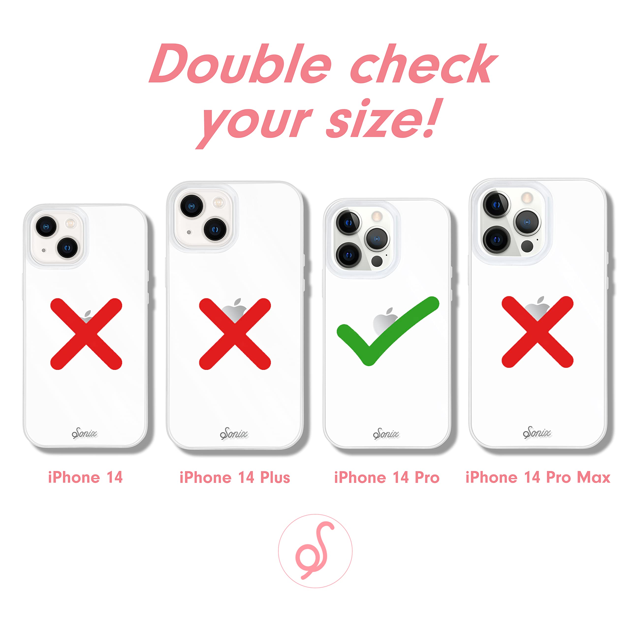 Foto 6 | Funda De Teléfono Sonix Compatible Con Iphone 14 Pro Marble Pink - Venta Internacional.