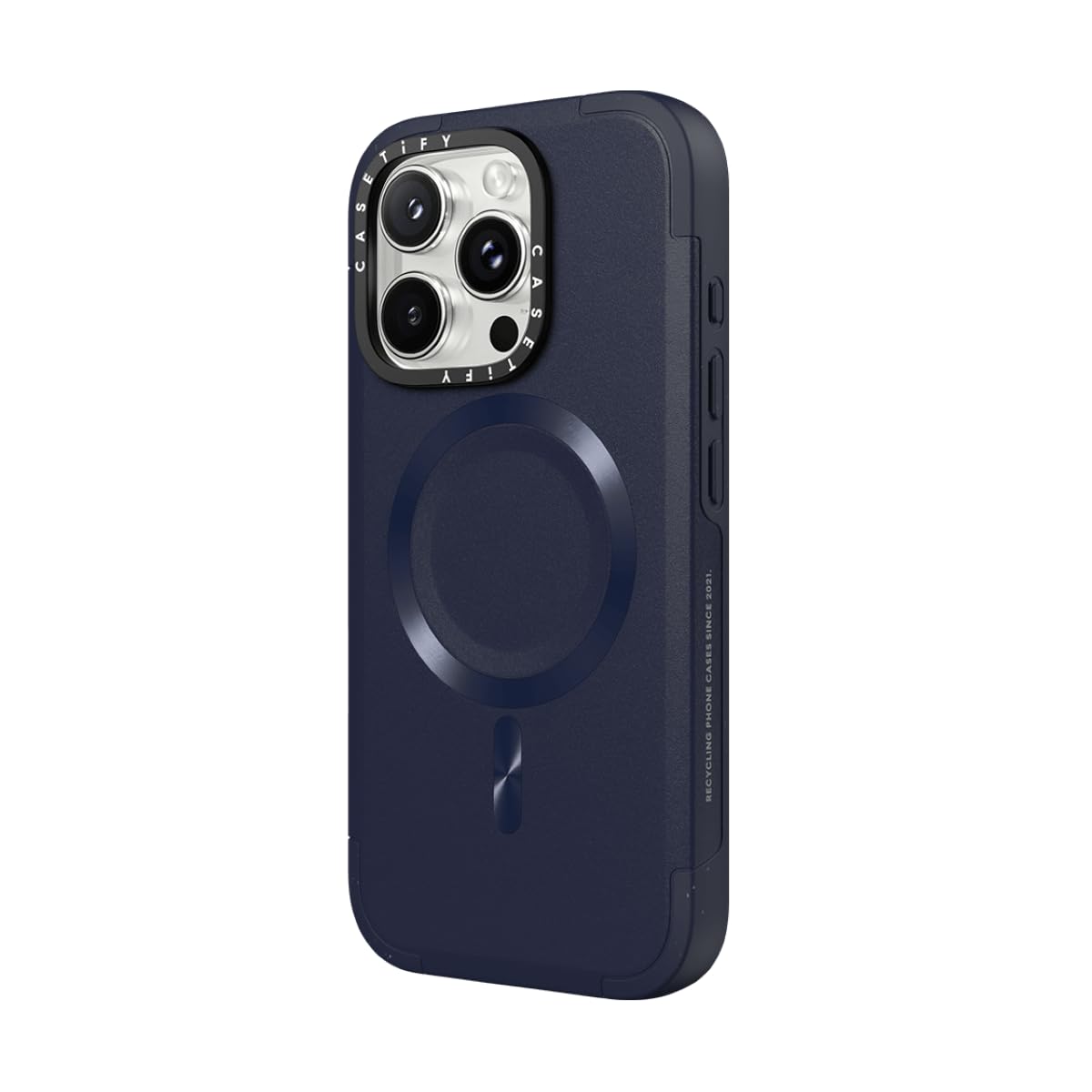 Foto 2 | Funda De Teléfono Casetify Force Para Iphone 16 Pro Max Navy - Venta Internacional.