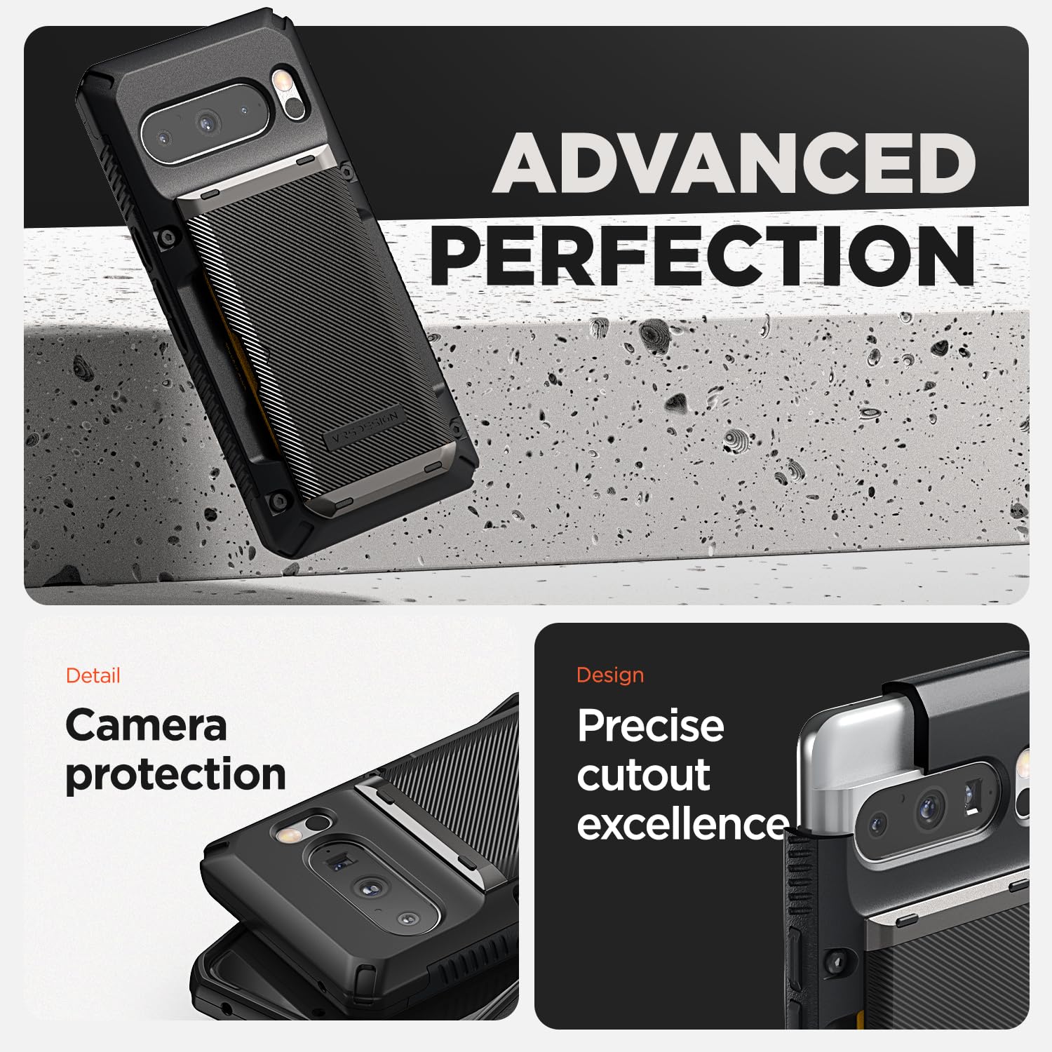Foto 3 pulgar | Funda De Teléfono Vrs Design Damda Glide Pro Wallet Para Pixel 8 Pro - Venta Internacional.