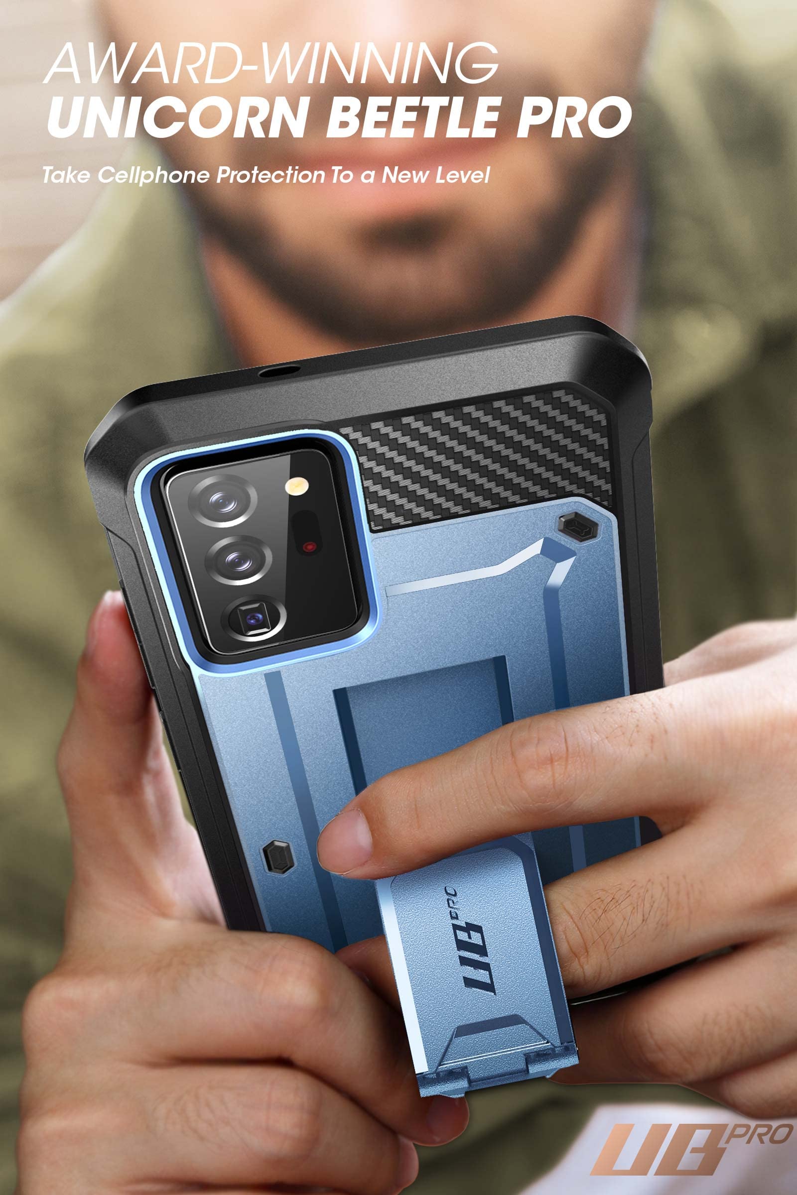 Foto 8 pulgar | Funda Supcase Unicorn Beetle Pro Para Samsung Galaxy Note 20 Ultra - Venta Internacional.