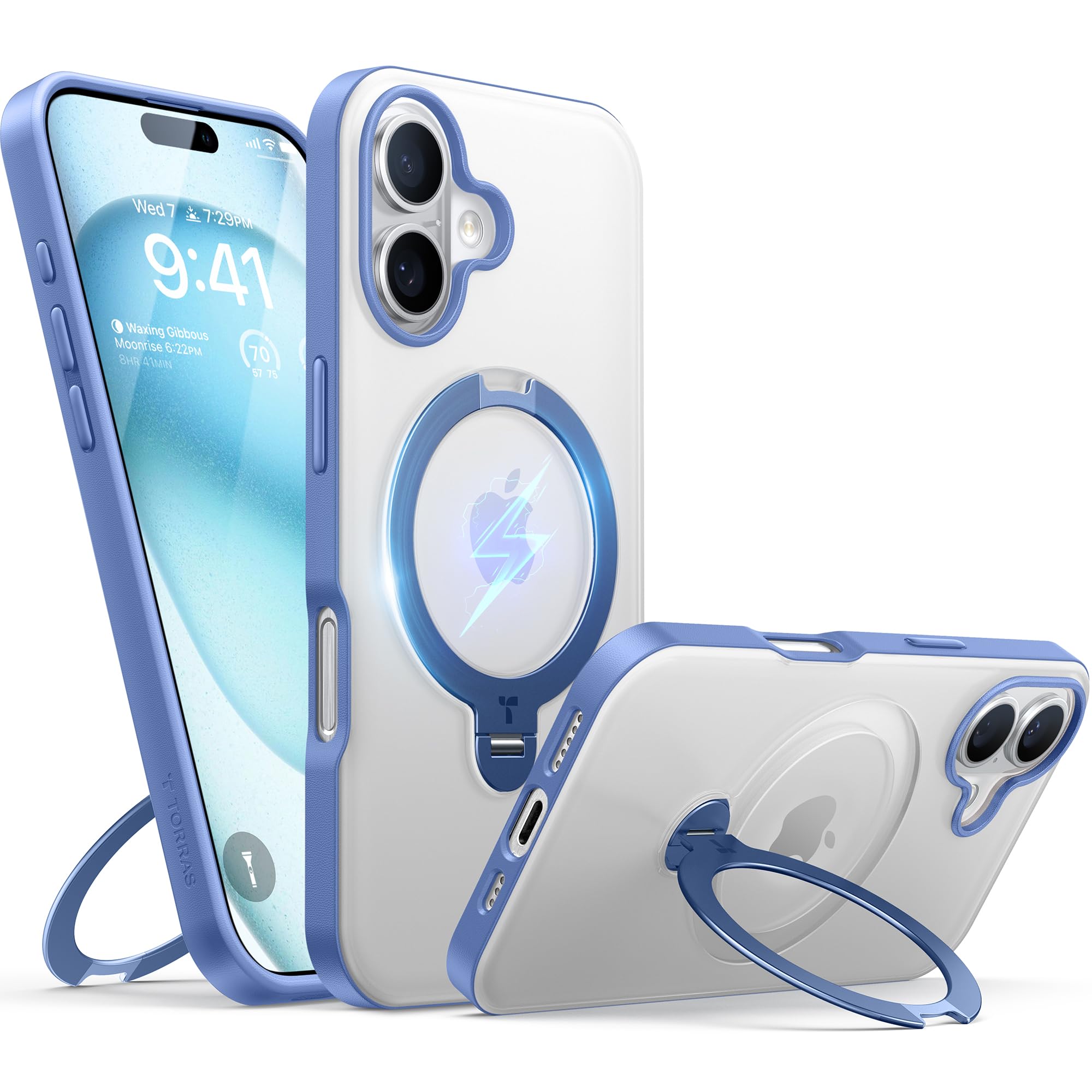 Foto 2 pulgar | Funda Para Teléfono Torras 360° Con Soporte Magnético Para Iphone 16 6.1 - Venta Internacional.