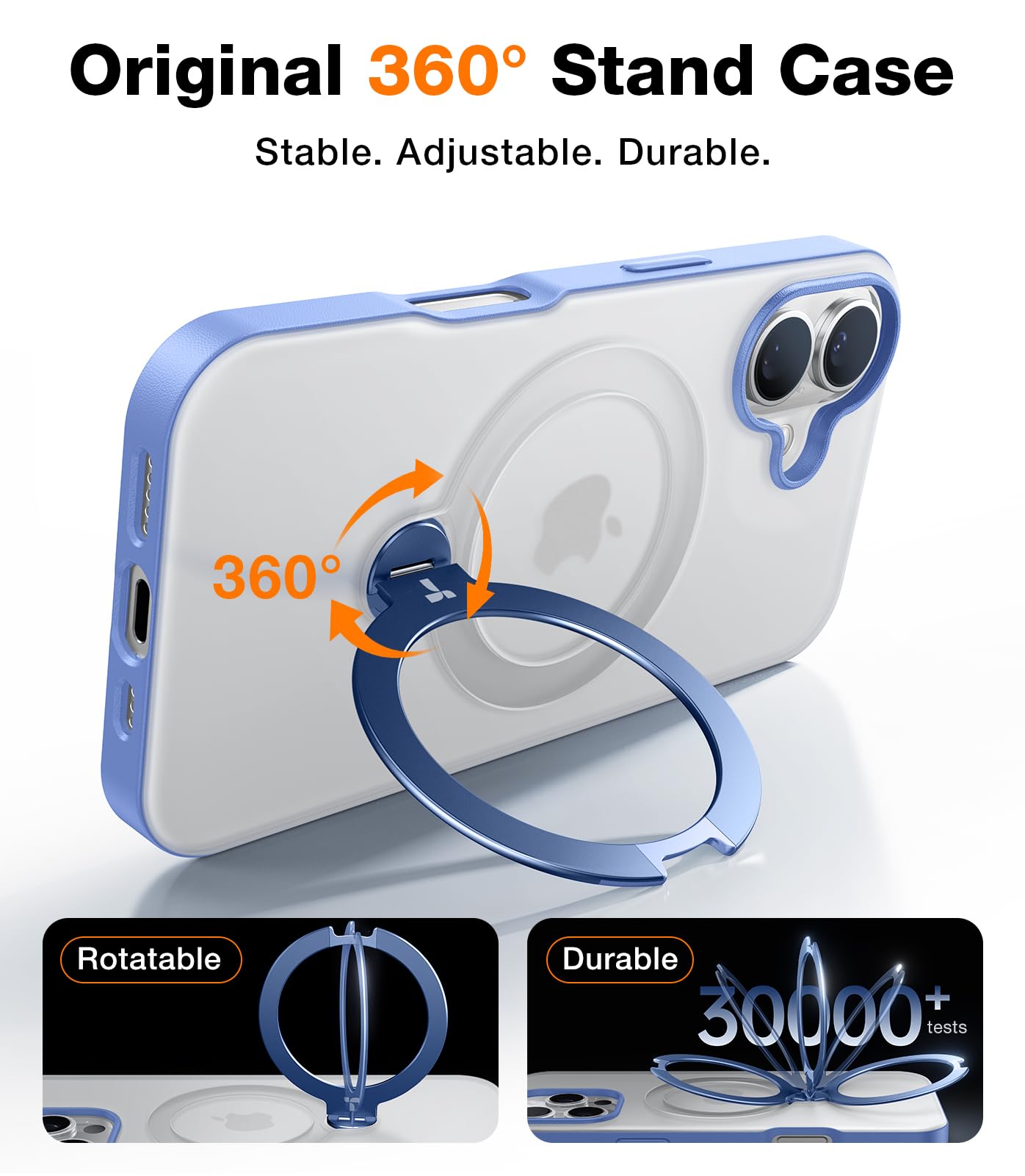 Foto 3 pulgar | Funda Para Teléfono Torras 360° Con Soporte Magnético Para Iphone 16 6.1 - Venta Internacional.