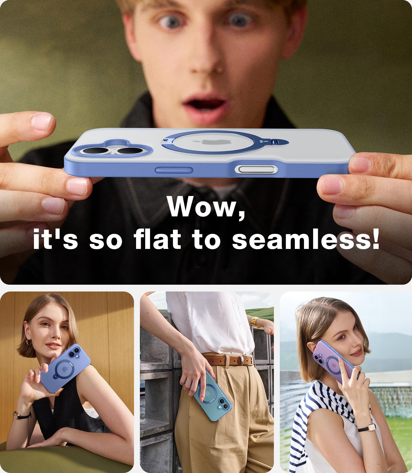 Foto 7 pulgar | Funda Para Teléfono Torras 360° Con Soporte Magnético Para Iphone 16 6.1 - Venta Internacional.