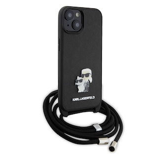 Foto 3 | Funda Karl Safiano Crossbody Logo Metálico Para Iphone 13