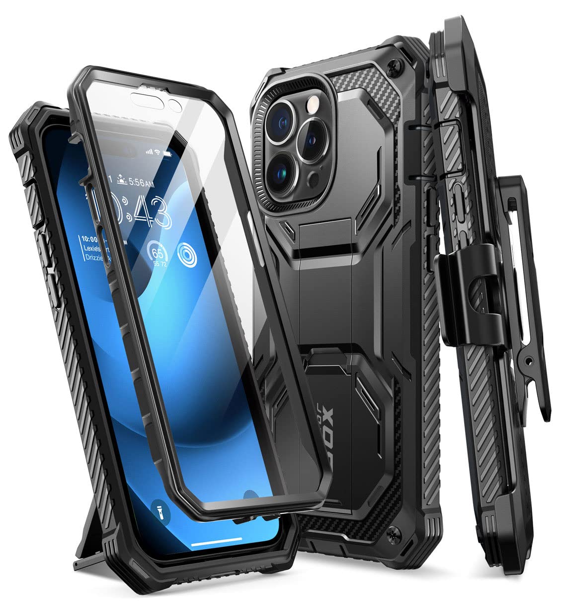 Foto 2 pulgar | Funda De Teléfono I-blason Armorbox Para Iphone 14 Pro Max Con Soporte - Venta Internacional.