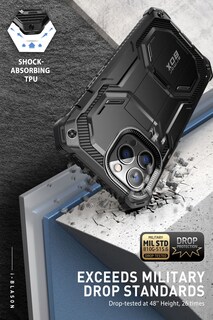 Foto 3 | Funda De Teléfono I-blason Armorbox Para Iphone 14 Pro Max Con Soporte - Venta Internacional.