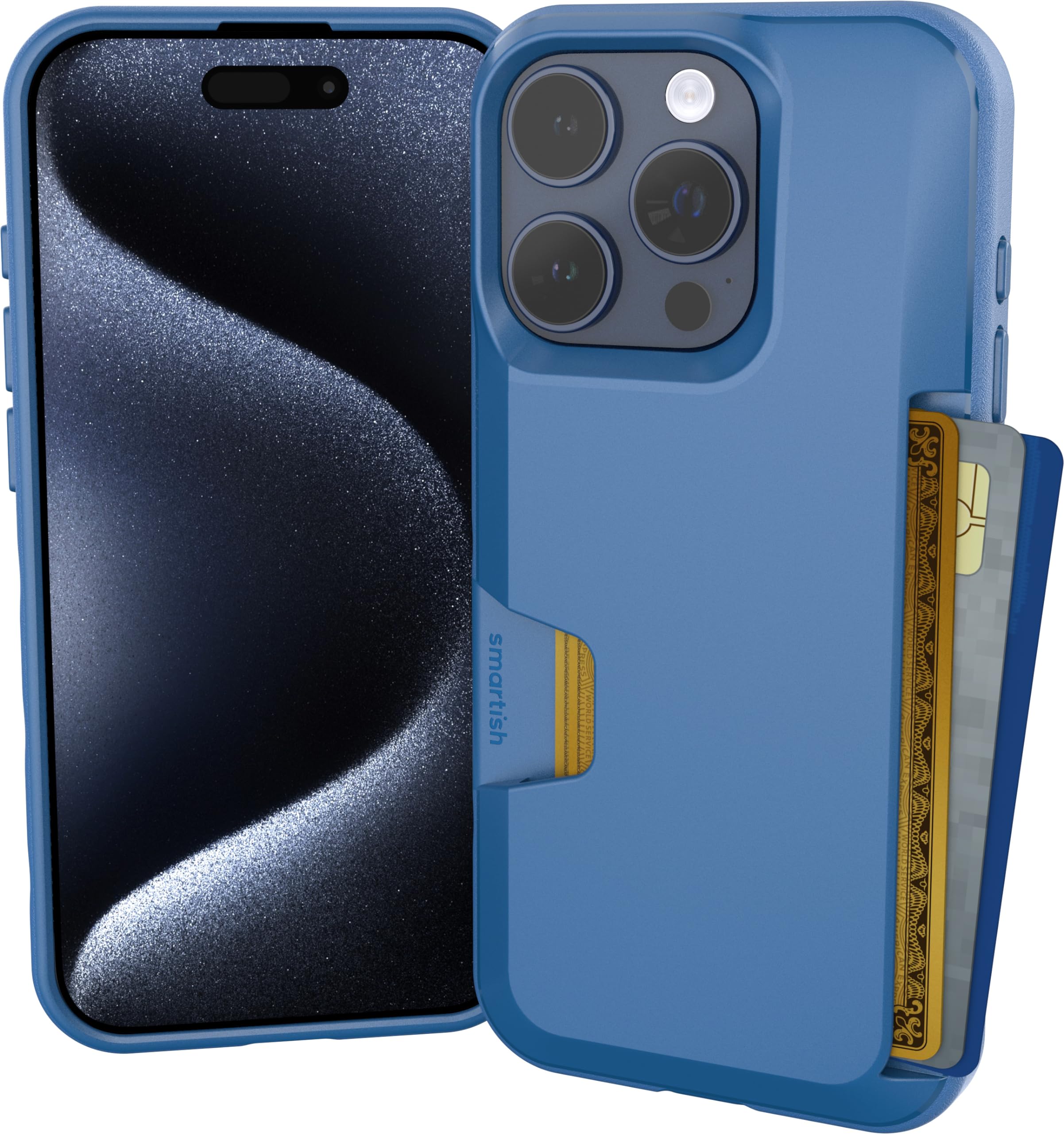 Funda Tipo Cartera Smartish Wallet Slayer Vol. 1 Para Iphone 15 Pro - Venta Internacional.
