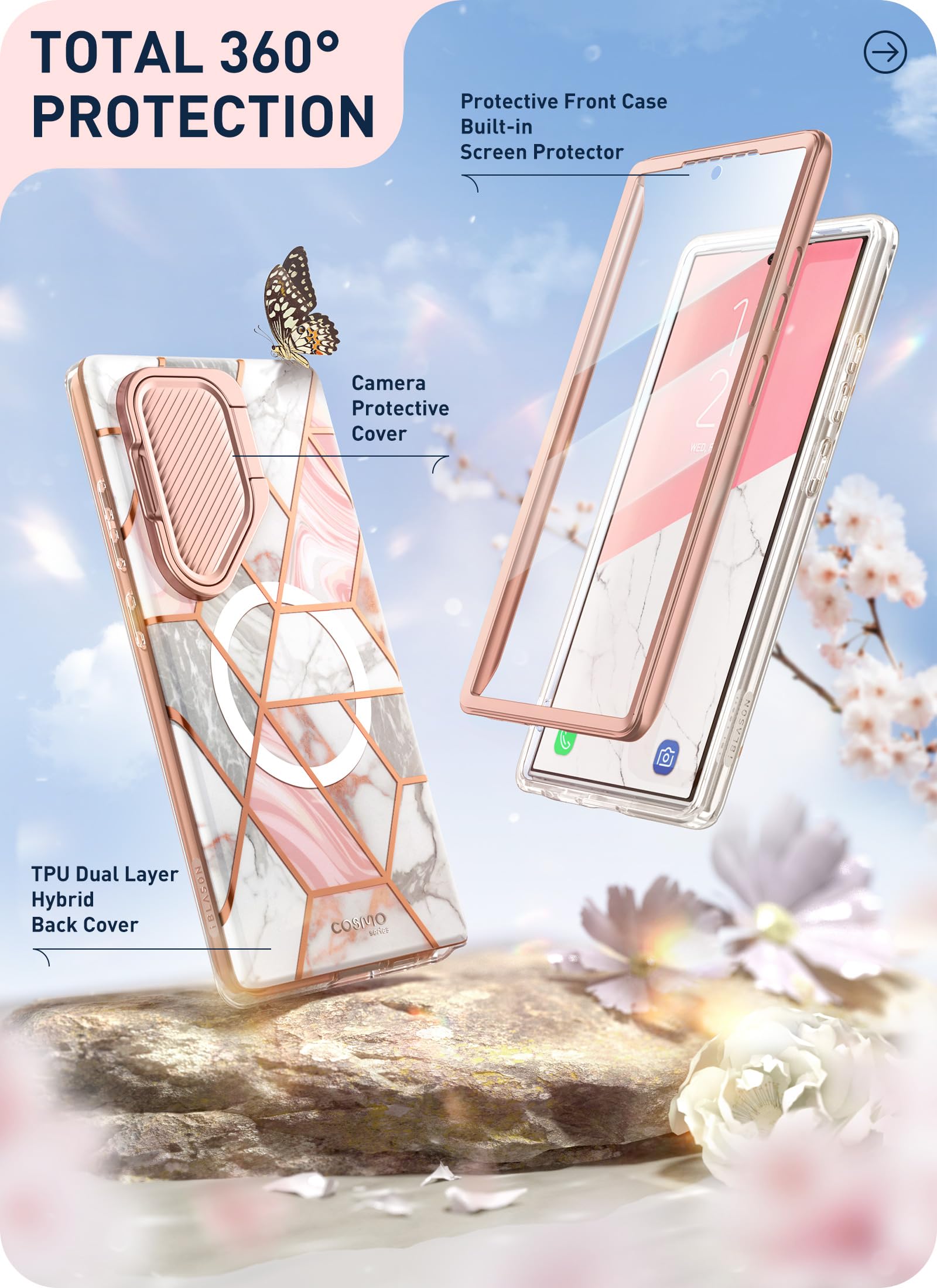 Foto 6 | Funda De Teléfono I-blason Cosmo Para Samsung Galaxy S24 Ultra - Venta Internacional.
