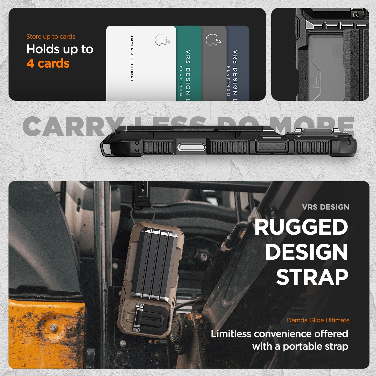 Foto 5 pulgar | Funda Tipo Cartera Vrs Design Damda Glide Ultimate Para Iphone 16 Pro Max - Venta Internacional.