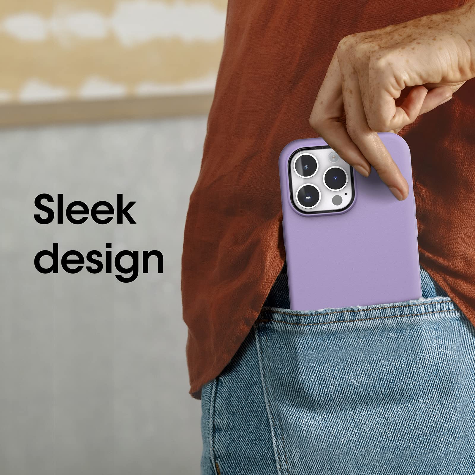 Foto 7 pulgar | Funda Otterbox Symmetry Series+ Antimicrobiana Para Iphone 14 Pro Max - Venta Internacional.