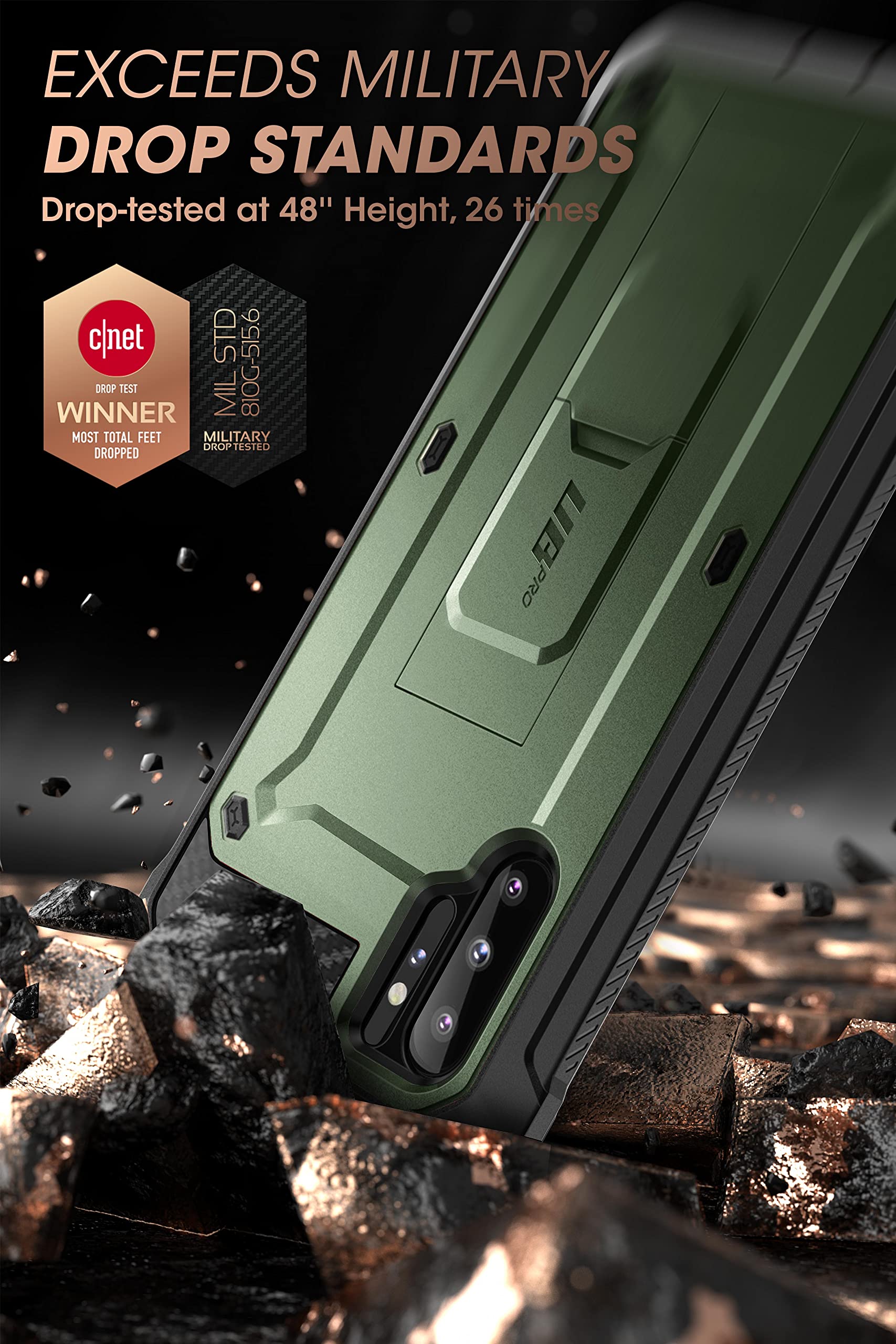 Foto 4 pulgar | Funda De Teléfono Supcase Unicorn Beetle Pro Para Samsung Galaxy Note 10 Plus/note 10 Plus 5g - Venta Internacional.