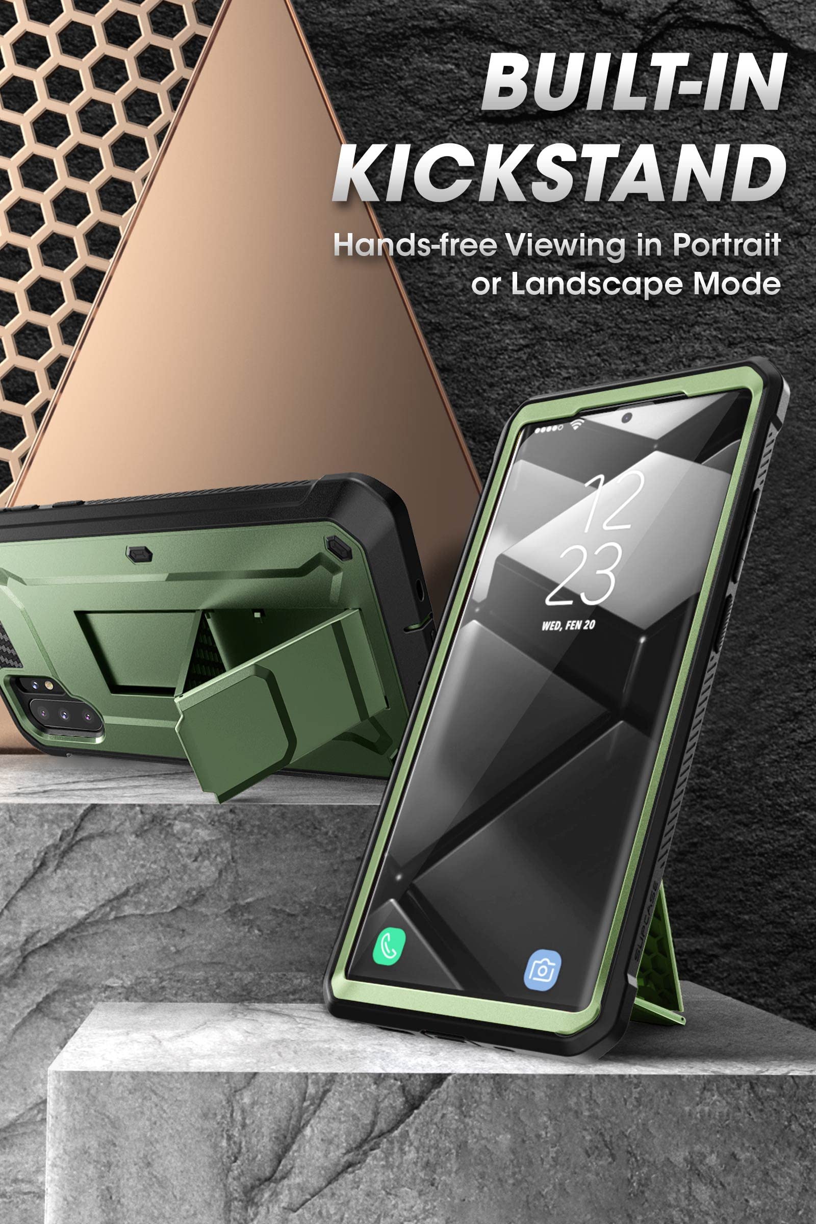 Foto 5 pulgar | Funda De Teléfono Supcase Unicorn Beetle Pro Para Samsung Galaxy Note 10 Plus/note 10 Plus 5g - Venta Internacional.