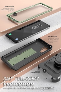 Foto 5 | Funda De Teléfono Supcase Unicorn Beetle Pro Para Samsung Galaxy Note 10 Plus/note 10 Plus 5g - Venta Internacional.