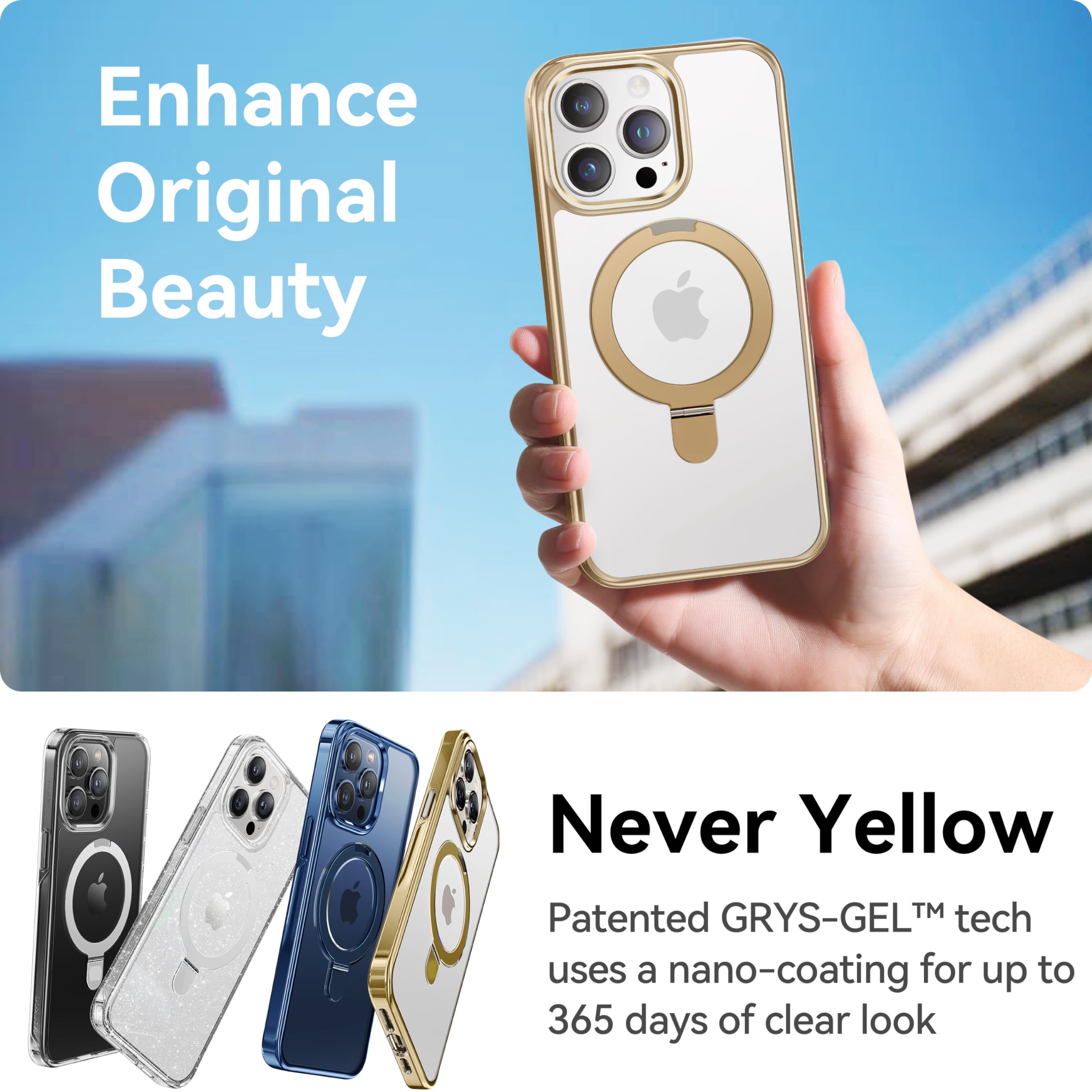 Foto 5 pulgar | Funda De Teléfono Casekoo Genuina Oficial Para Iphone 15 Pro Max - Venta Internacional.