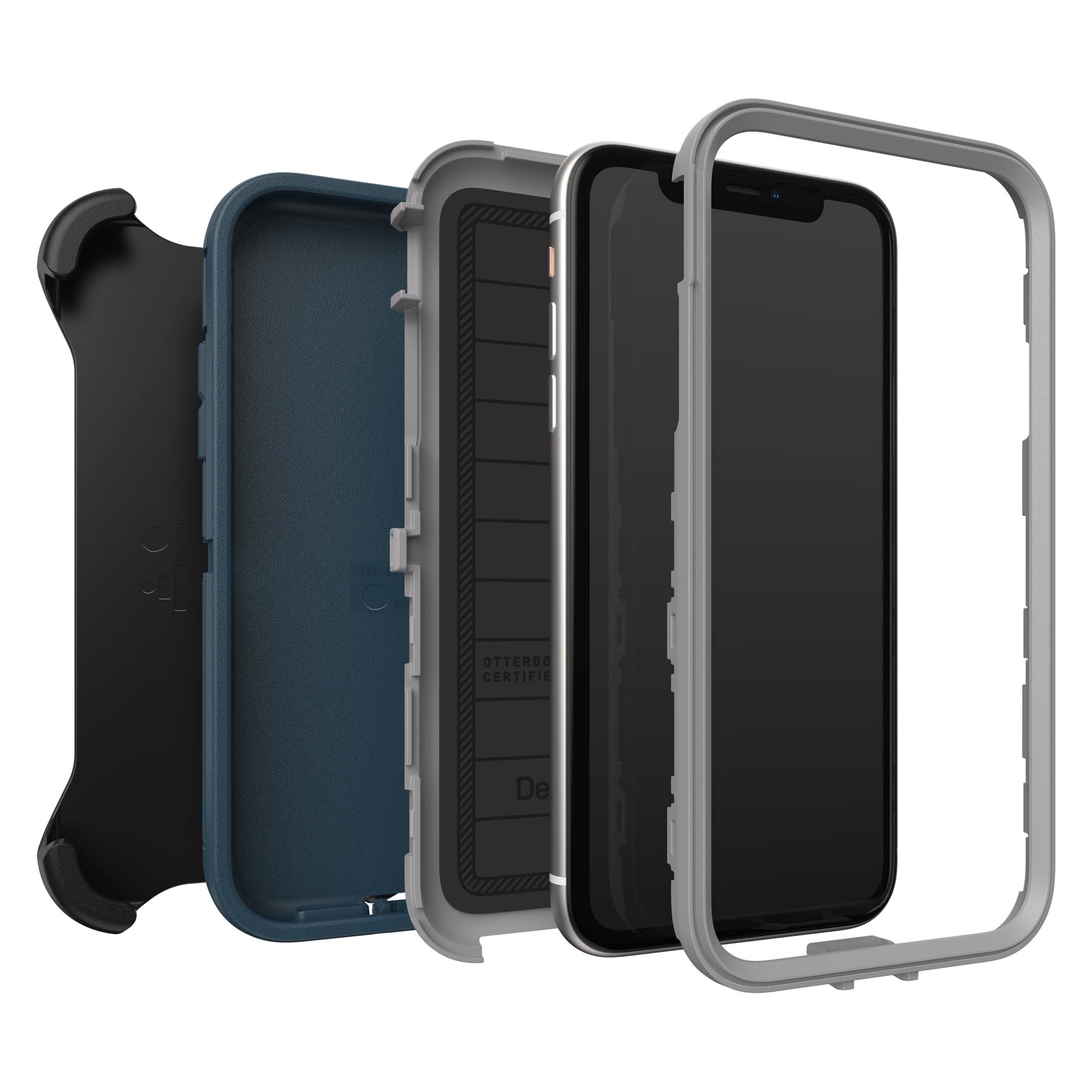 Foto 7 pulgar | Funda Otterbox Defender Series Sin Pantalla Para Iphone 11, Azul - Venta Internacional.