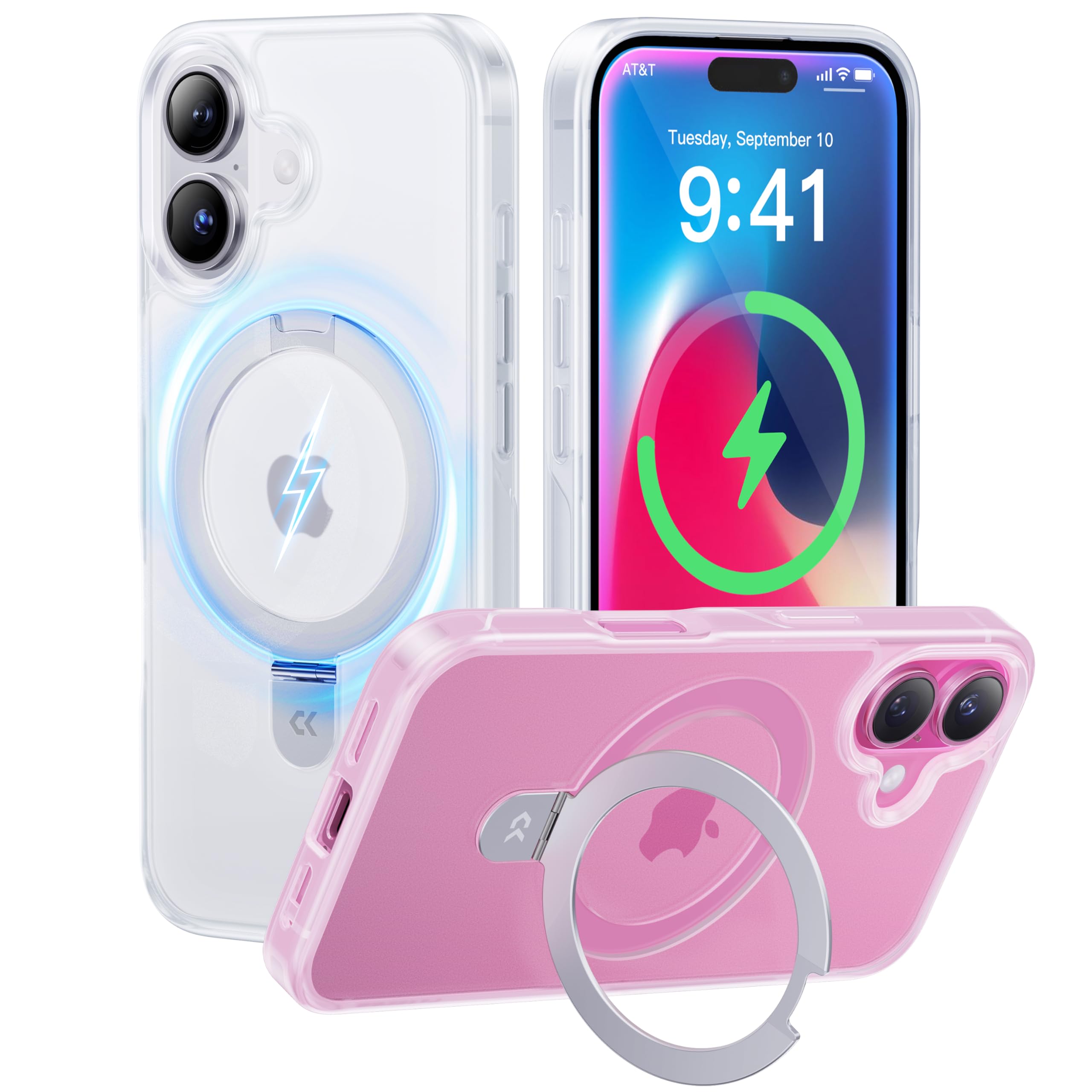 Funda Casekoo Diseñada Para Iphone 16 Con Soporte Magnético - Venta Internacional.