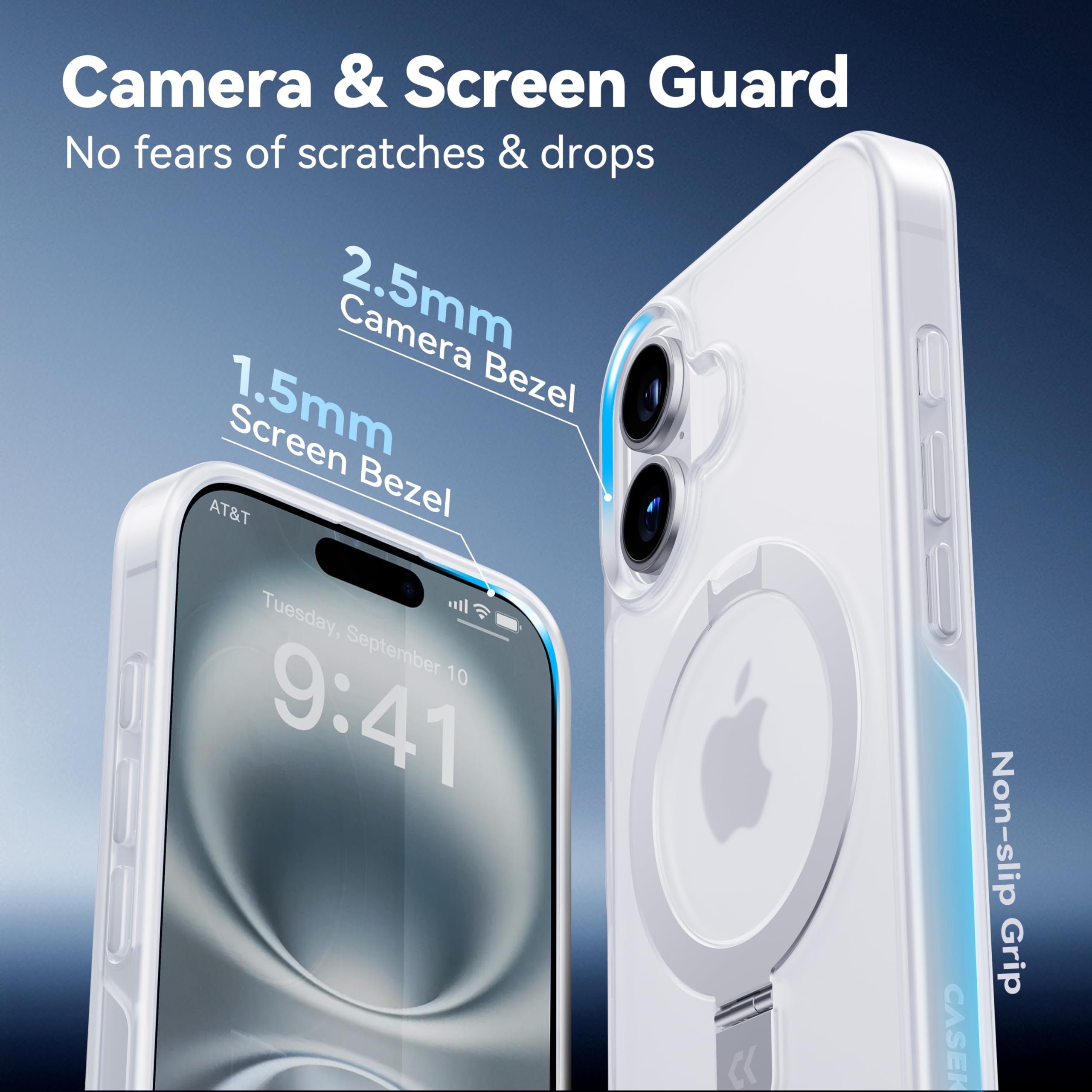 Foto 7 pulgar | Funda Casekoo Diseñada Para Iphone 16 Con Soporte Magnético - Venta Internacional.