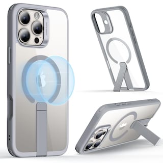 Foto 1 | Funda De Teléfono Esr Para Iphone 16 Pro Con Soporte Magsafe Clear Grey - Venta Internacional.