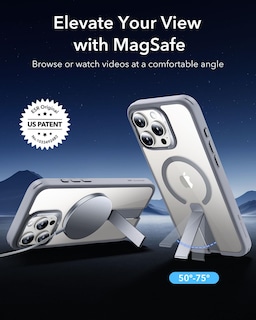 Foto 2 | Funda De Teléfono Esr Para Iphone 16 Pro Con Soporte Magsafe Clear Grey - Venta Internacional.