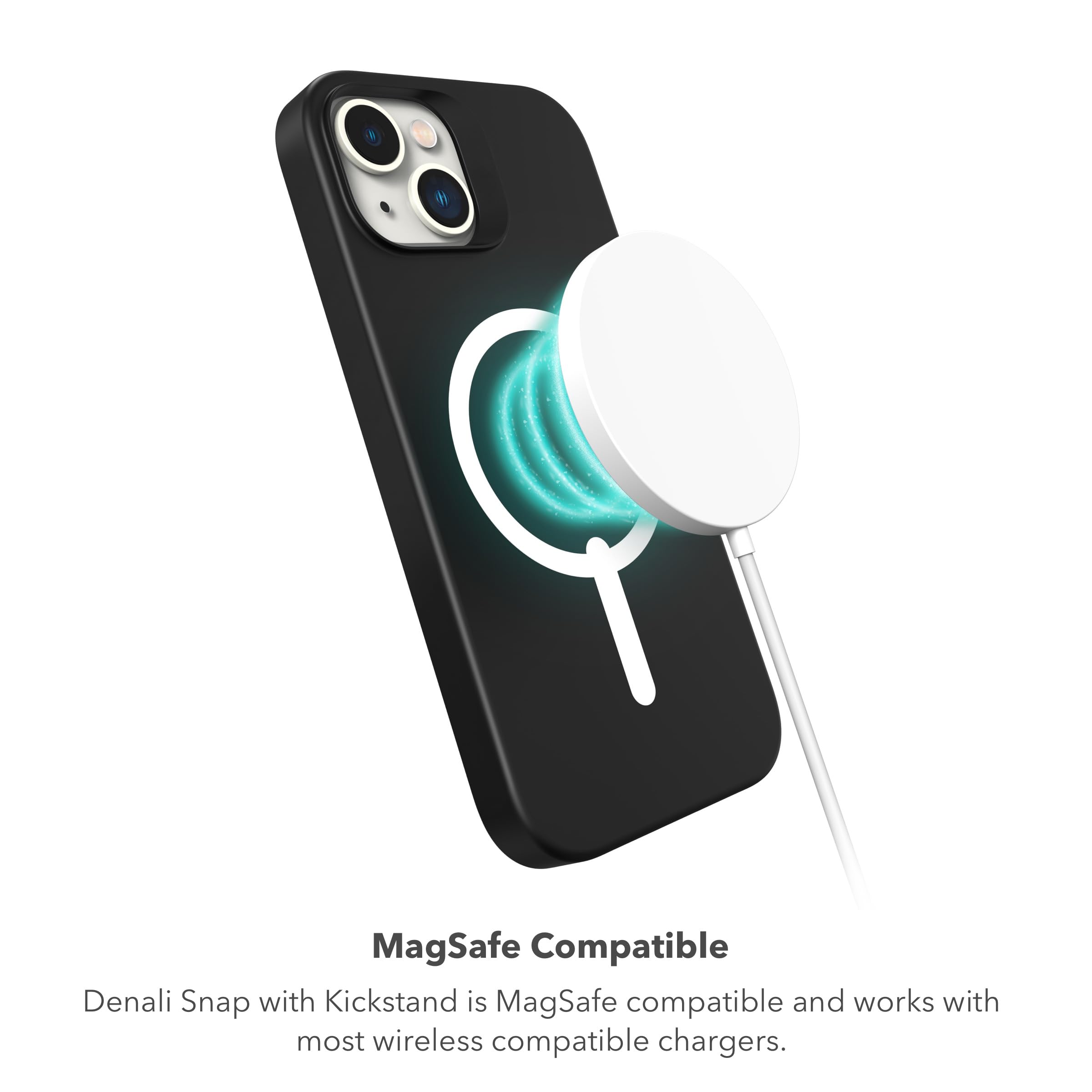 Foto 3 | Funda De Teléfono Zagg Denali Snap Para Iphone 15/14/13 Con Soporte - Venta Internacional.