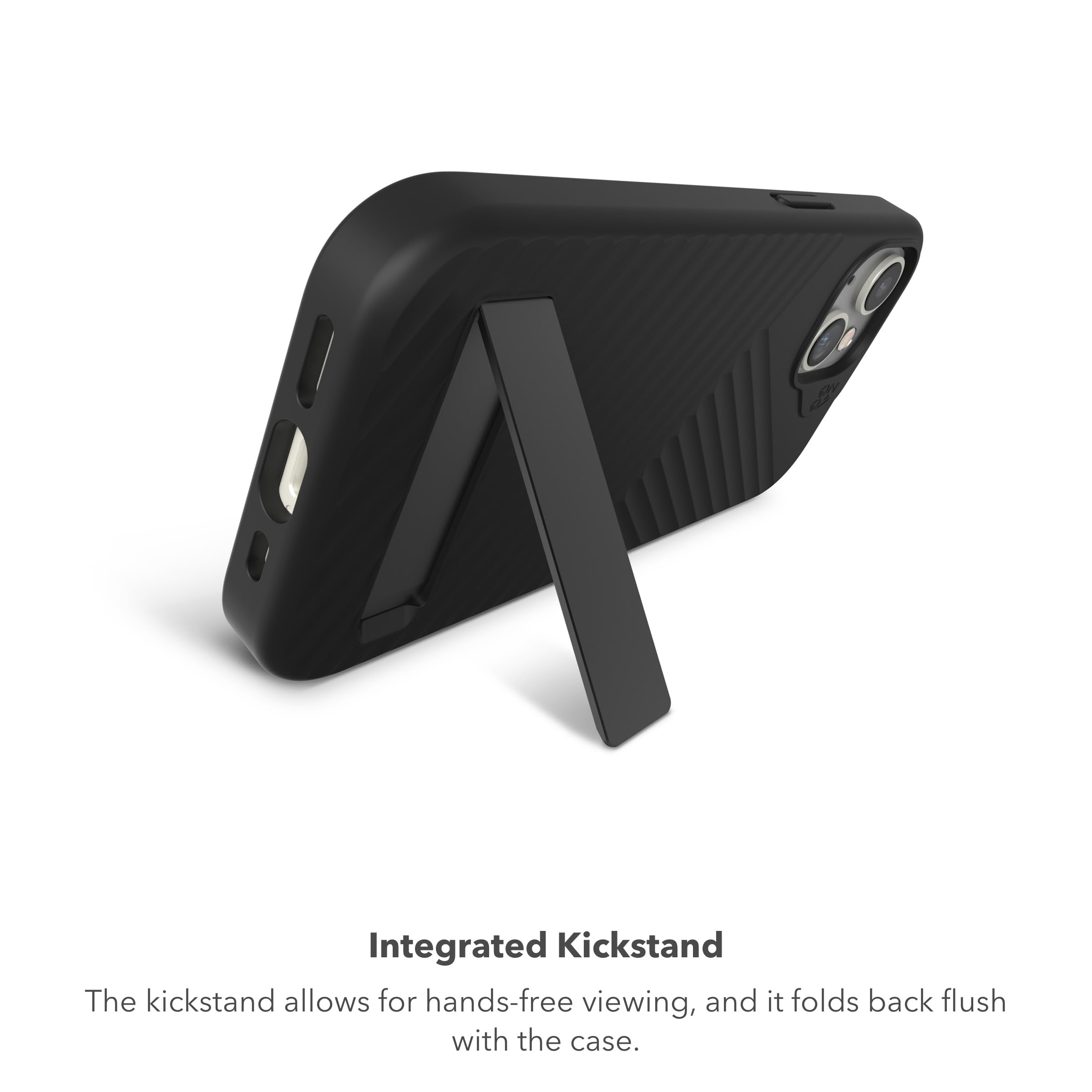 Foto 5 pulgar | Funda De Teléfono Zagg Denali Snap Para Iphone 15/14/13 Con Soporte - Venta Internacional.