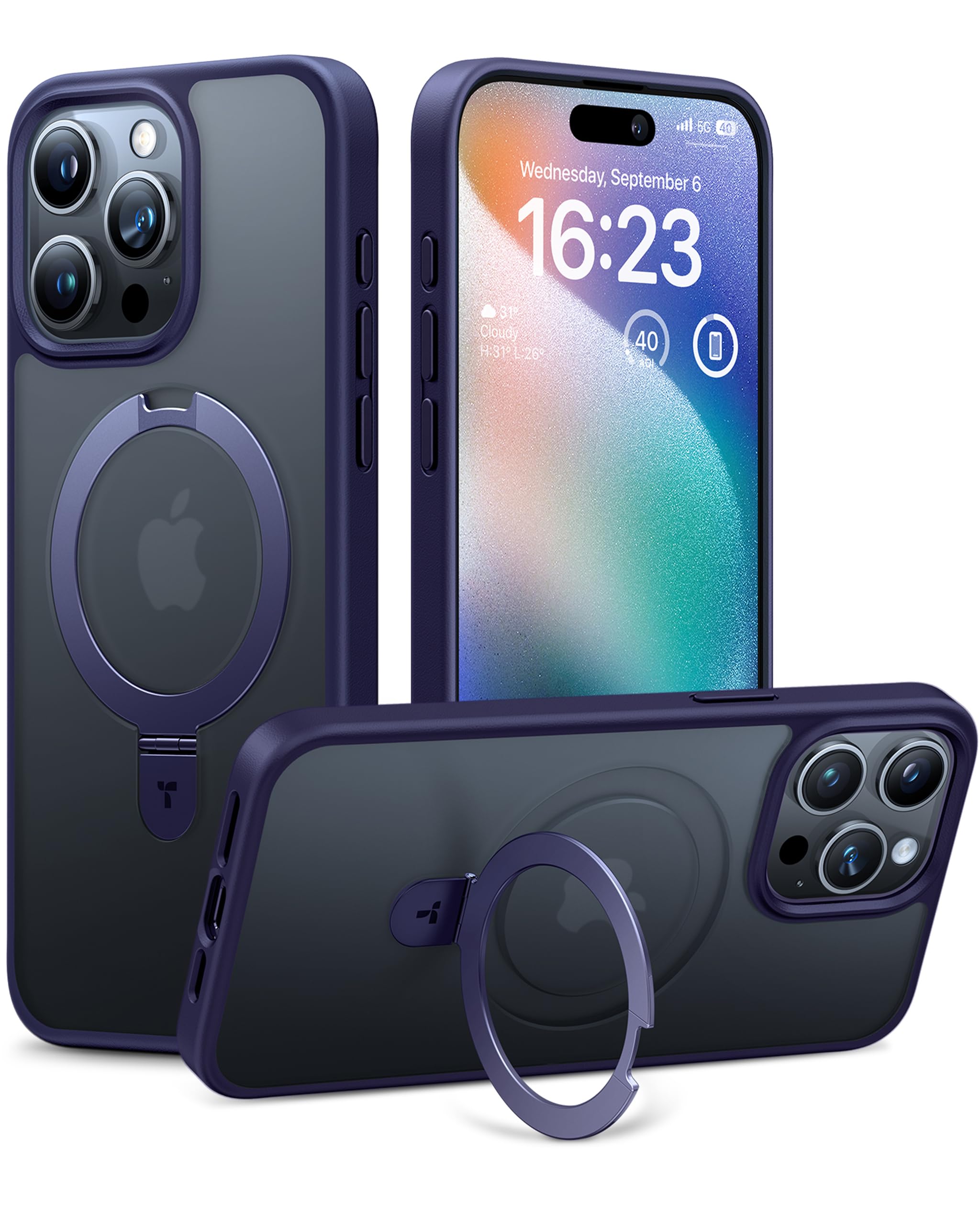 Foto 2 pulgar | Funda De Teléfono Torras Ultra Magnetic Ostand Para Iphone 15 Pro - Venta Internacional.