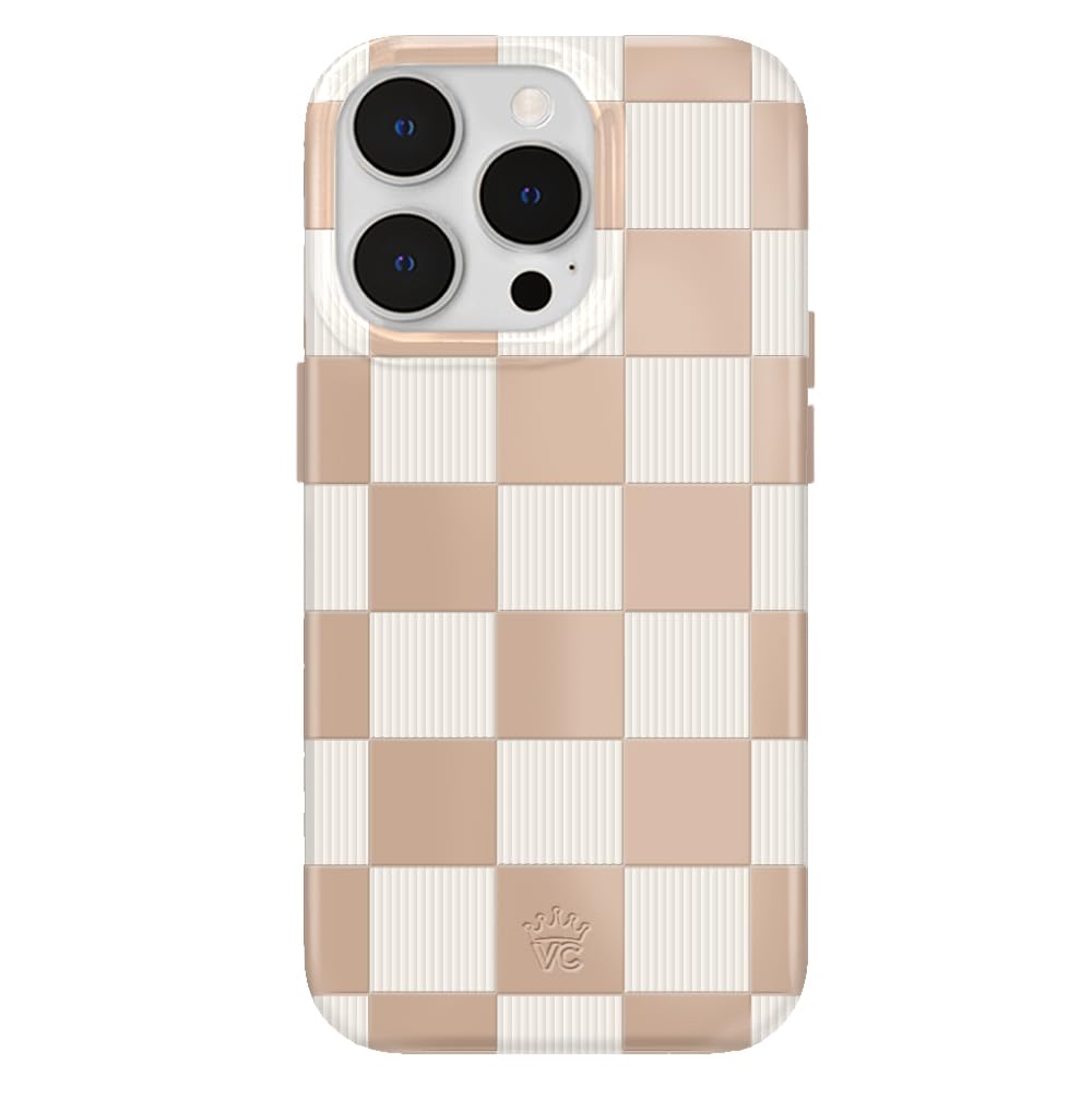 Foto 2 pulgar | Funda Velvet Caviar Para Iphone 14 Pro Con Tablero De Ajedrez A Cuadros - Venta Internacional.