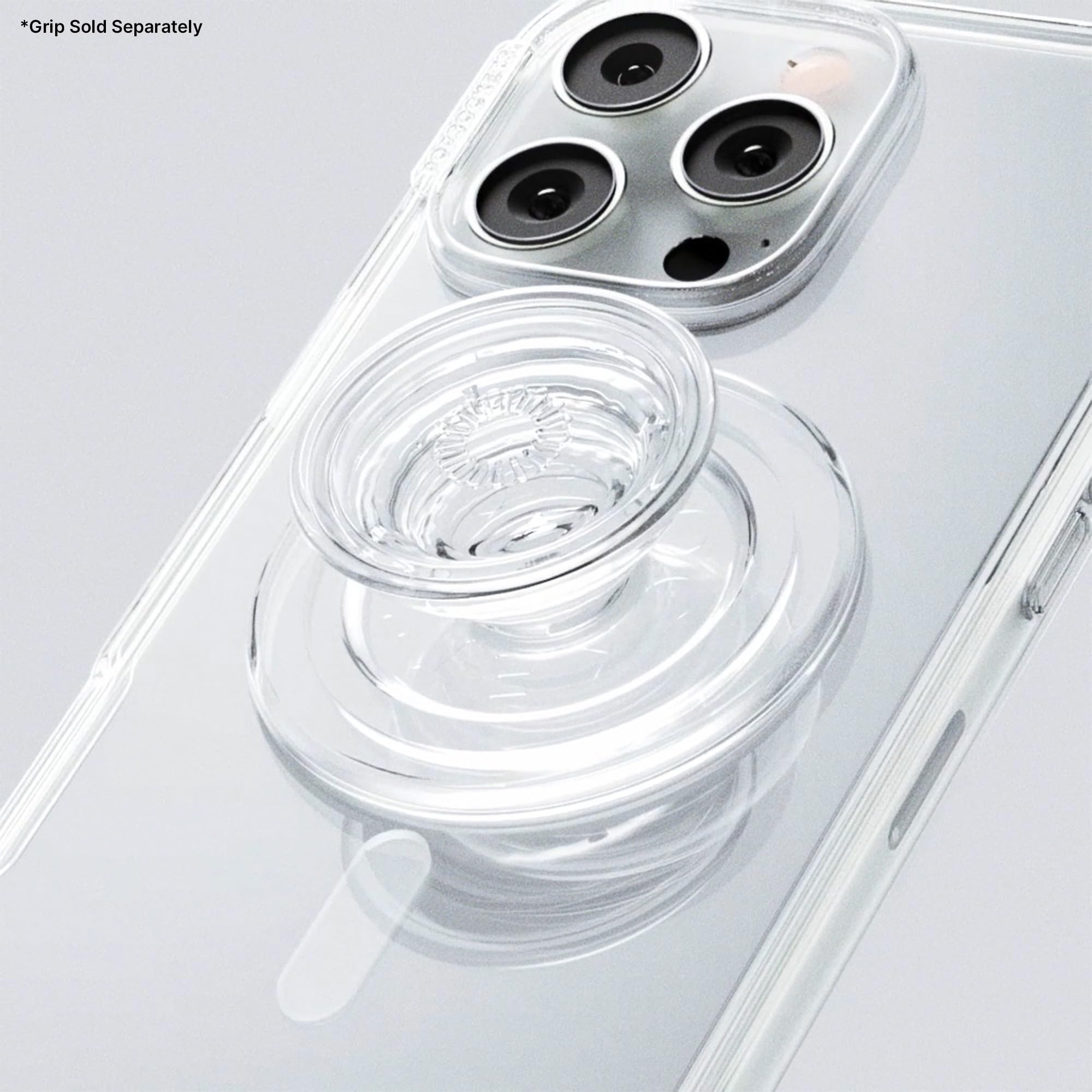 Foto 6 pulgar | Funda Para Teléfono Popsockets Compatible Con Iphone 16 Pro, Transparente - Venta Internacional.