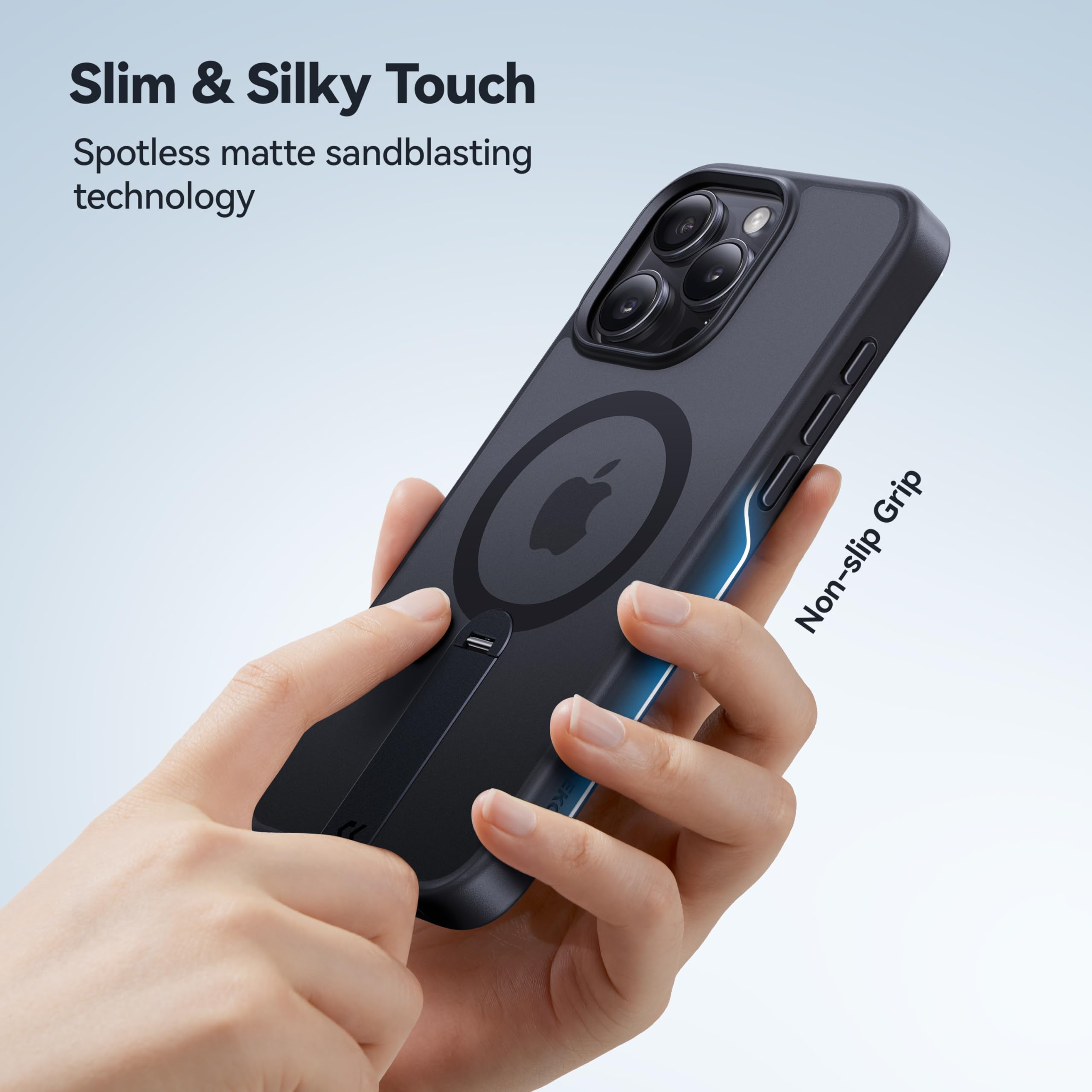 Foto 8 pulgar | Funda De Teléfono Casekoo Patentada Con Soporte Giratorio De 360° Para Iphone 16 Pro - Venta Internacional.