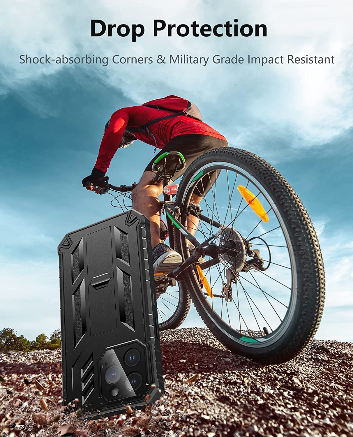 Foto 6 pulgar | Funda De Teléfono Fntcase Military Grade Rugged Para Iphone 14 Pro M - Venta Internacional.